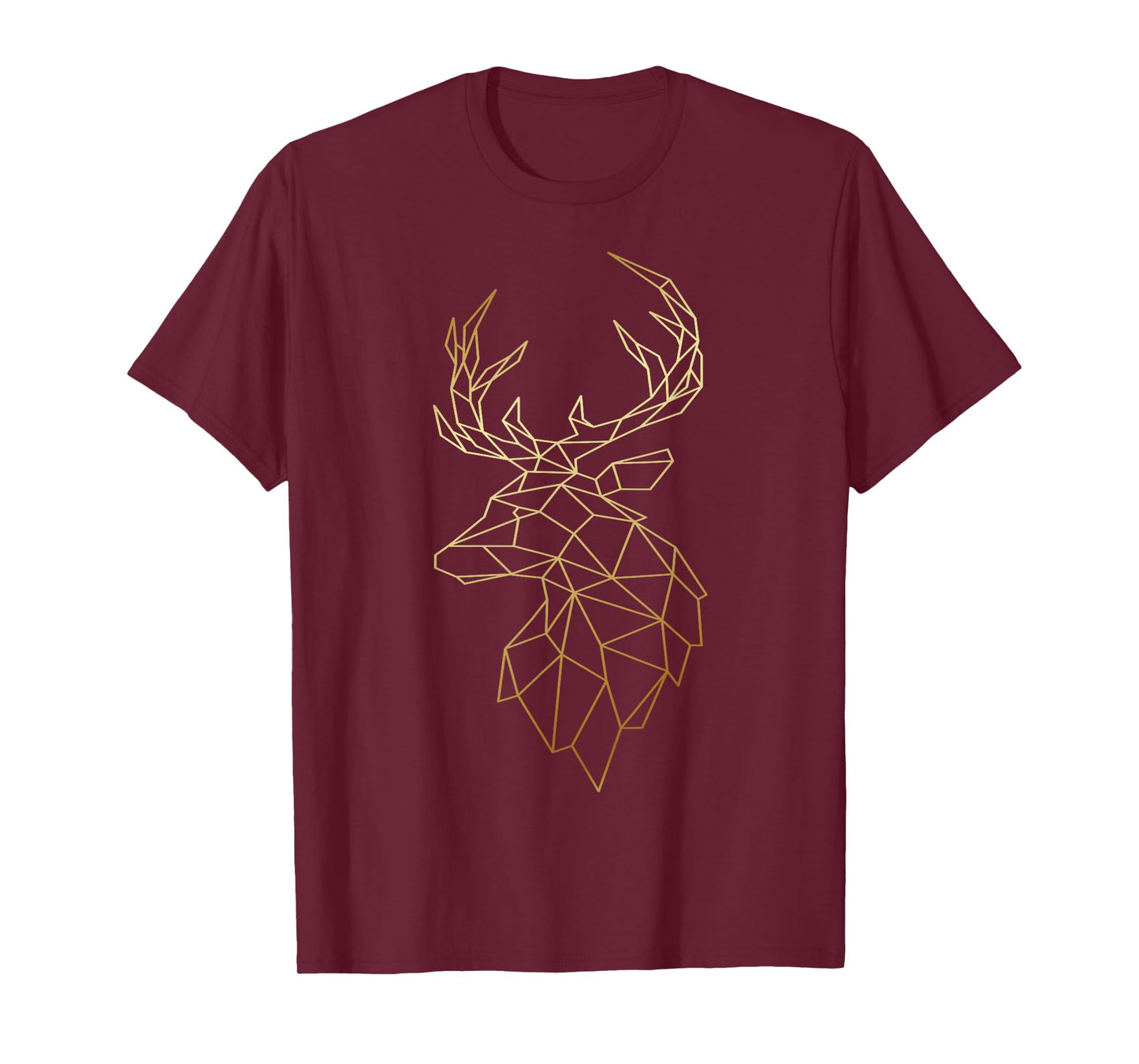 Deer Shirt Geometric Polygonal Abstract Art T-Shirt T-Shirt