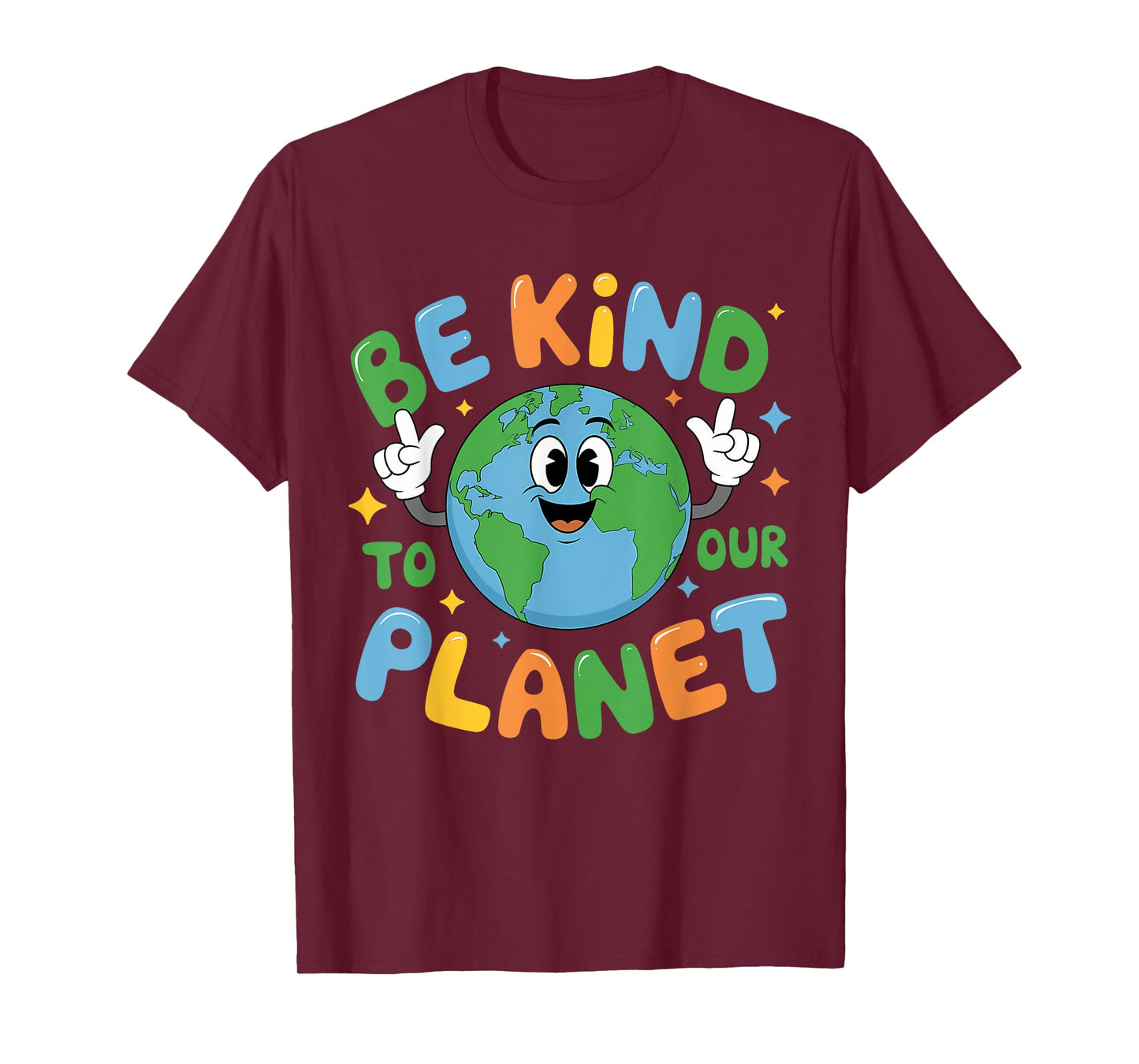 Be Kind to Our Planet Earth Day Hippie Planet Anniversary T-Shirt