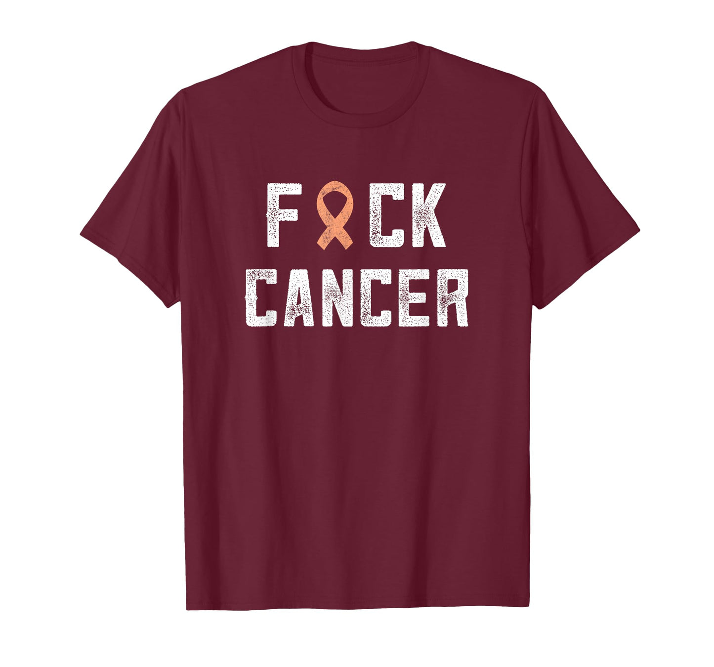 Endometrial Cancer Gifts Fck Cancer Uterine Cancer Gifts T-Shirt