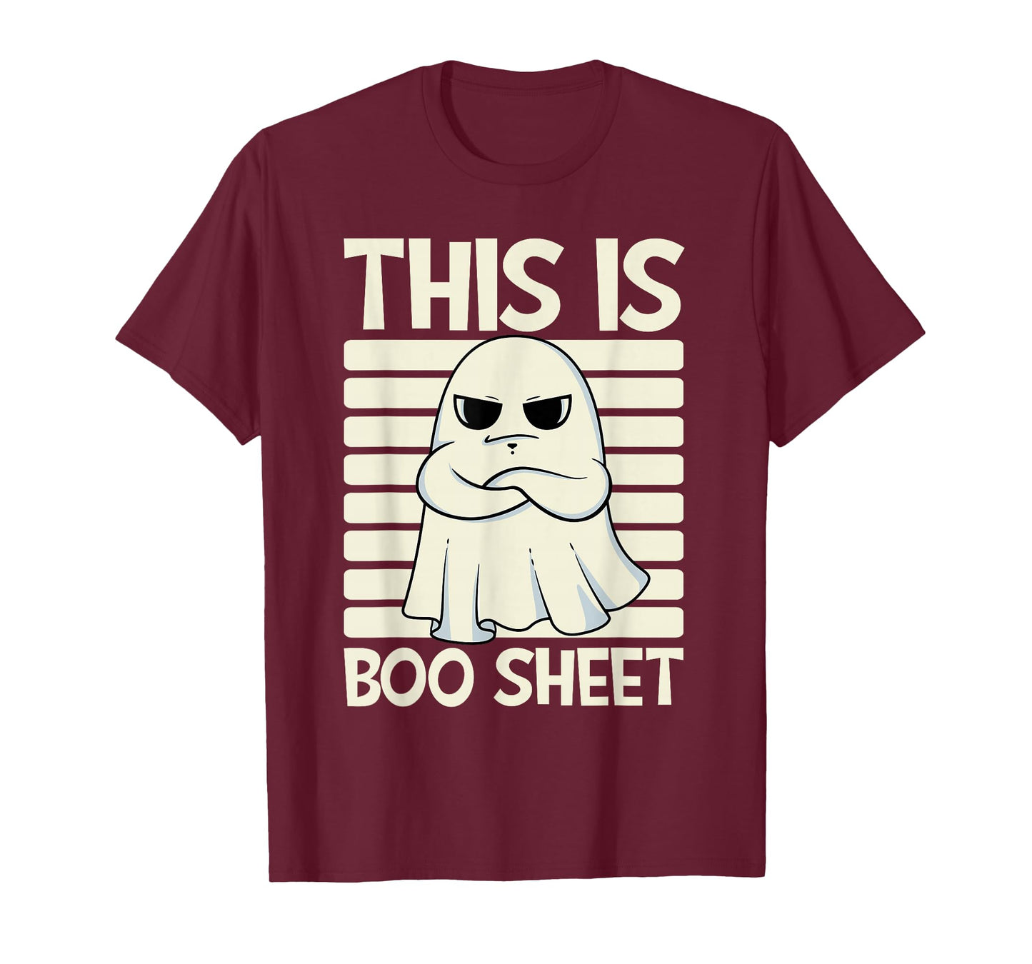 This is Boo Sheet Ghost Halloween Costume Men Women T-Shirt