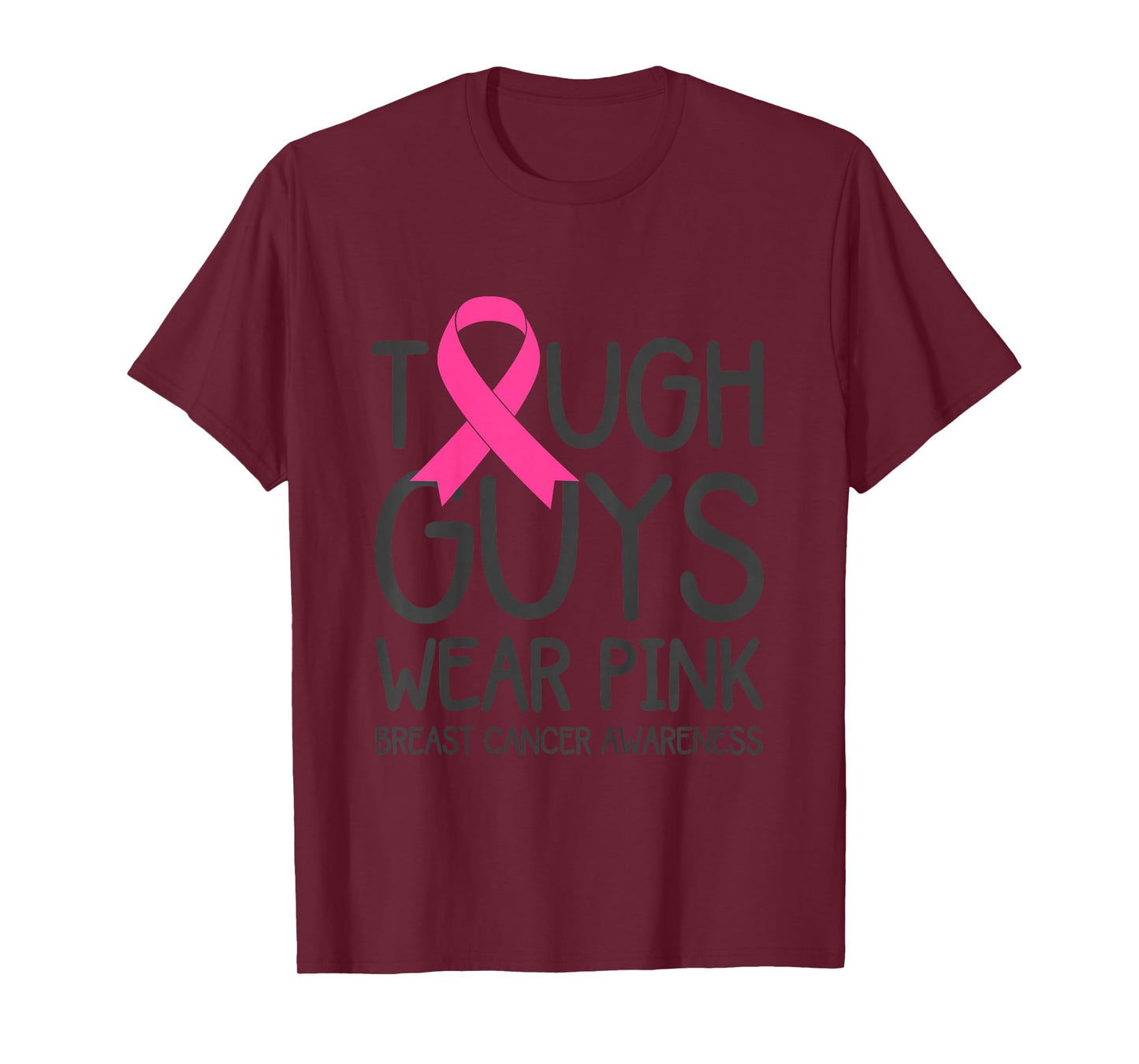 Kids Toddler Boys Breast Cancer Awareness Pink Ribbon Funny T-Shirt