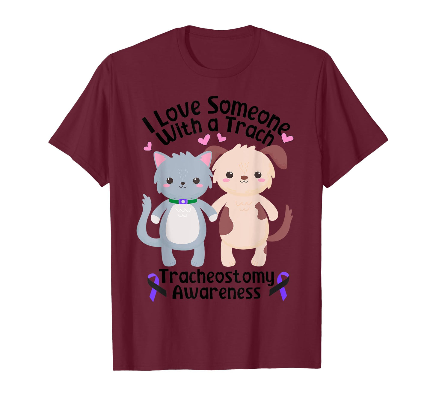 I Love Someone With a Trach Tracheostomy Awareness T-Shirt