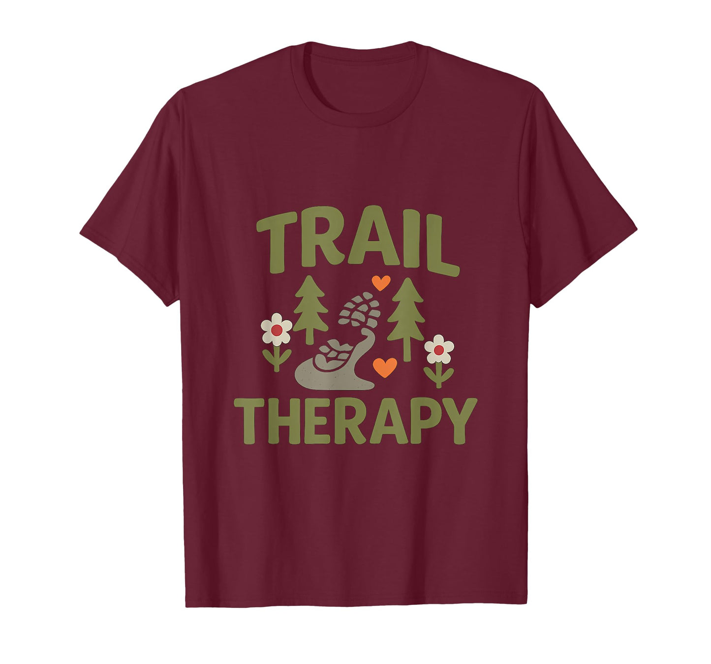 Vacation Mode Trail Therapy Hiking Nature Graphic T-Shirt