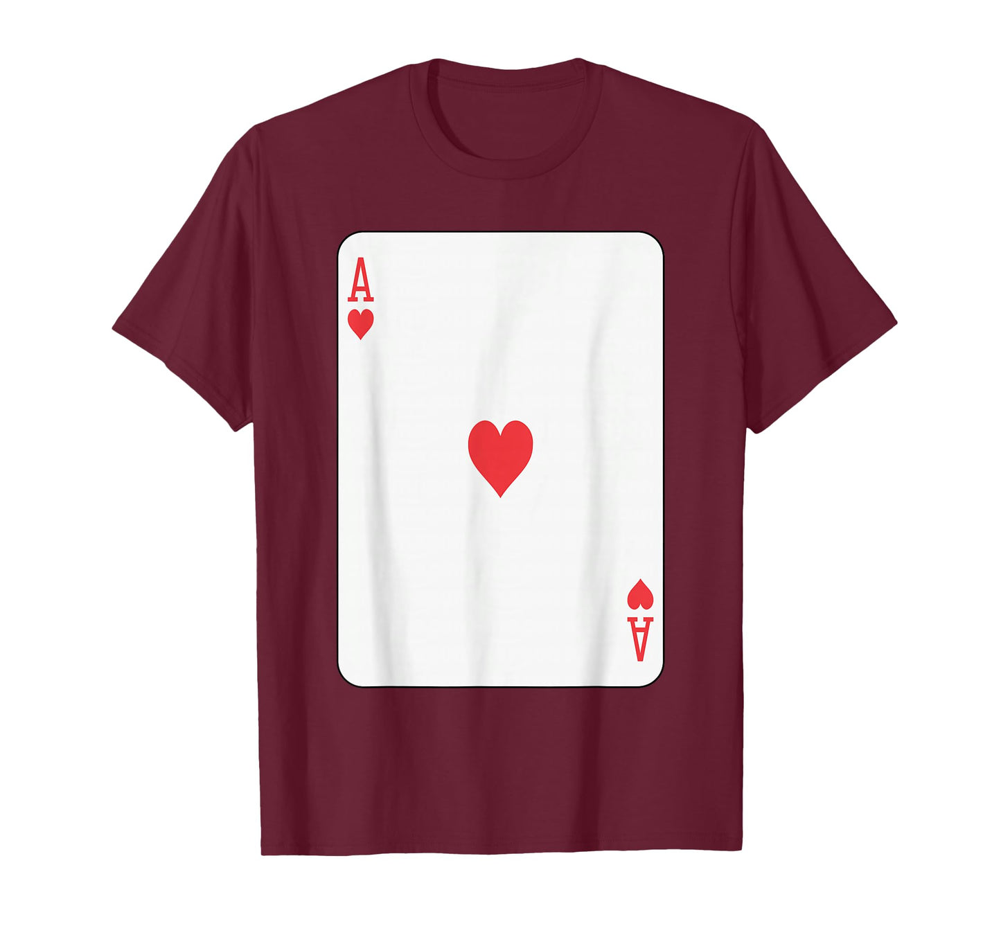 Ace of Hearts Playing Card Poker T-Shirt
