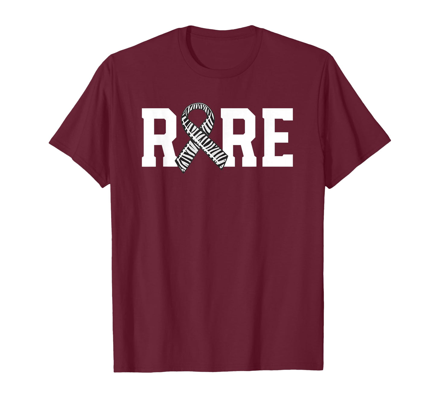 Rare Disease Awareness Walk Zebra Ribbon EDS Carcinoid T-Shirt