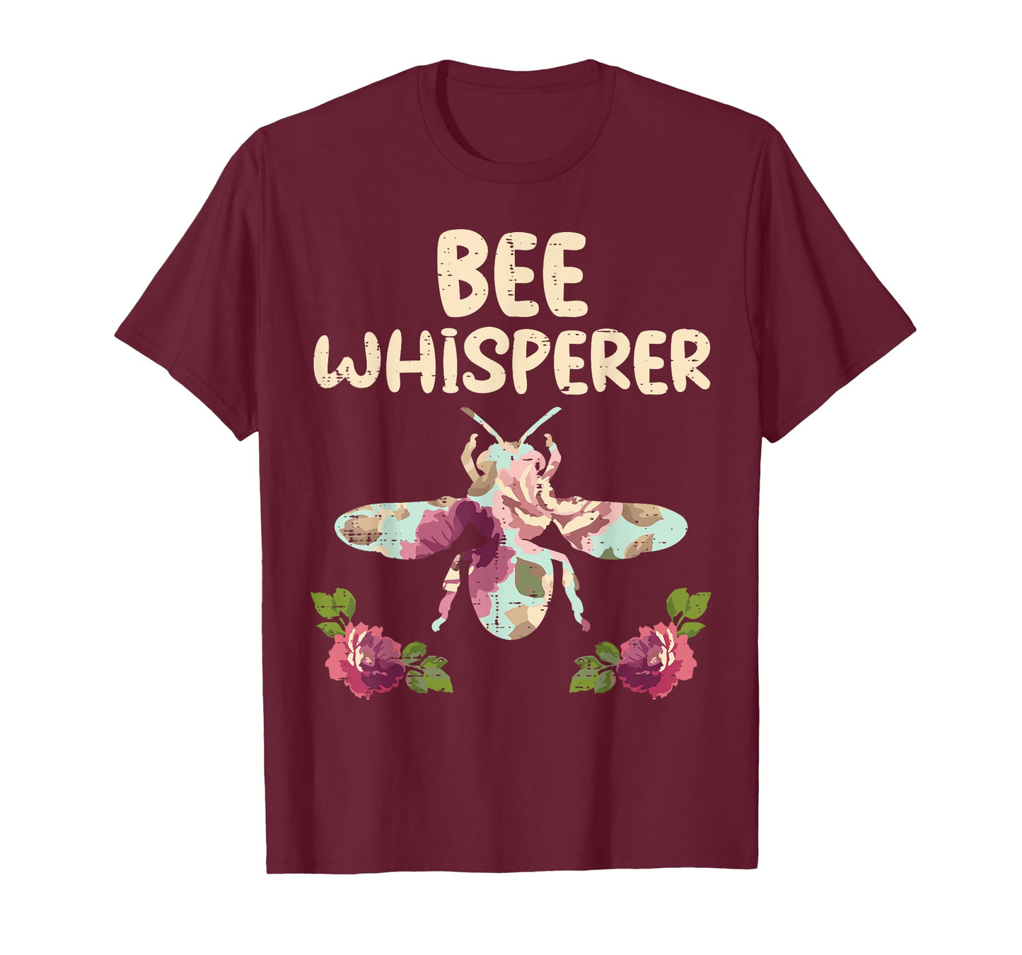 Bee Whisperer Flower Funny Beekeeper Apiarist Men Women T-Shirt