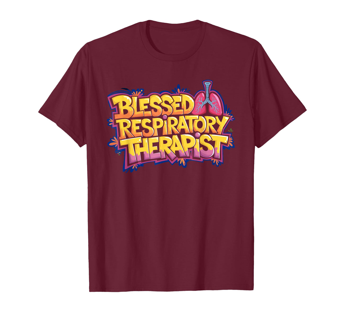 RT Pulmonary Therapist, Blessed Respiratory Therapist T-Shirt