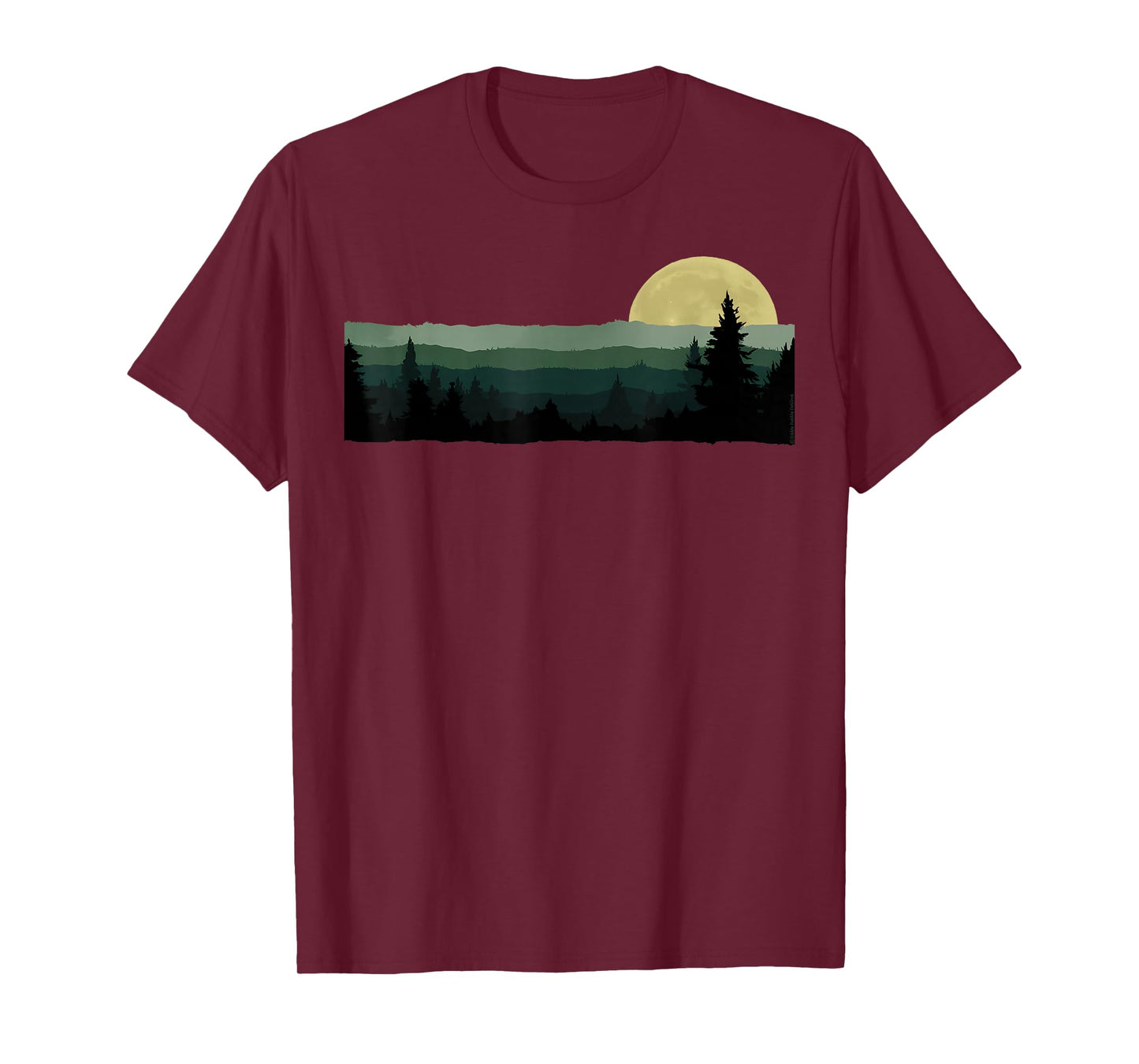 Trees Nature Mountains Adventure Outdoor Wildlife Forest T-Shirt