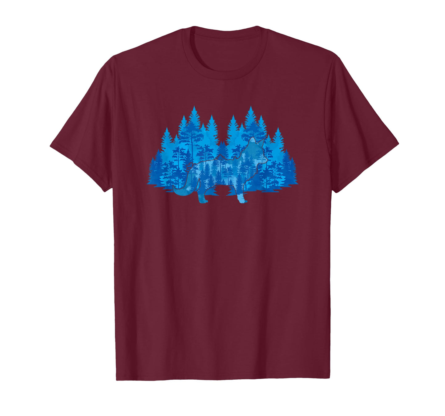 Nature Trees Wildlife Animal Fox Outdoors Forest T-Shirt