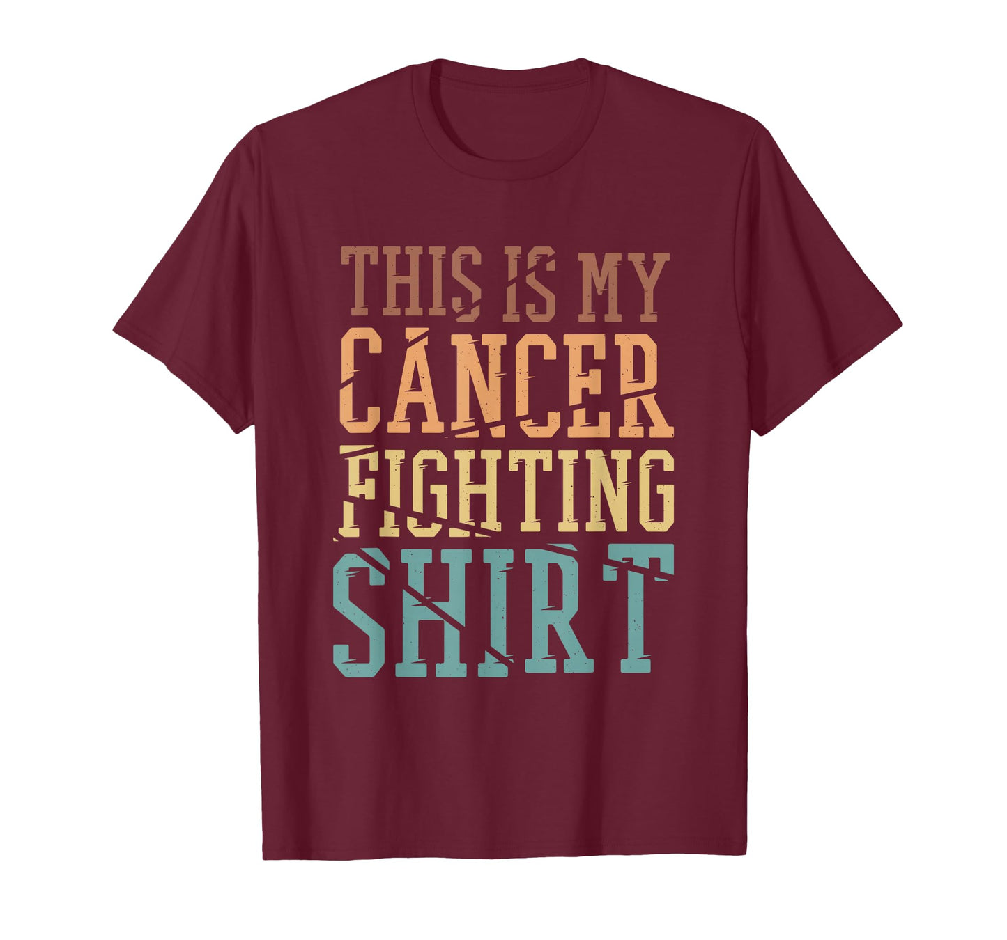 This Is My Cancer Fighting Shirt, Cancer Chemo Awareness T-Shirt