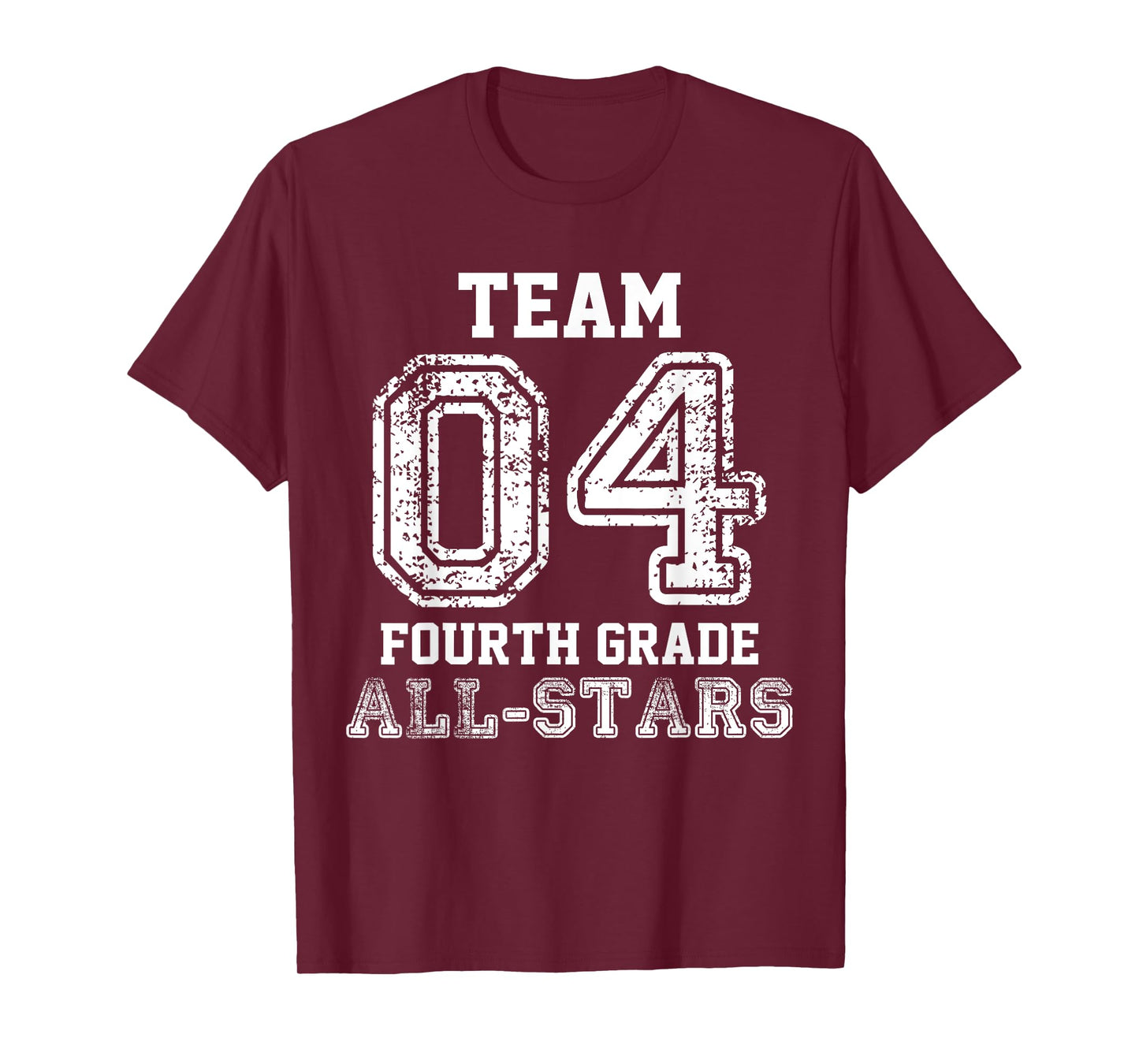 School Team 4th Grade All-Stars Sports Jersey T-Shirt