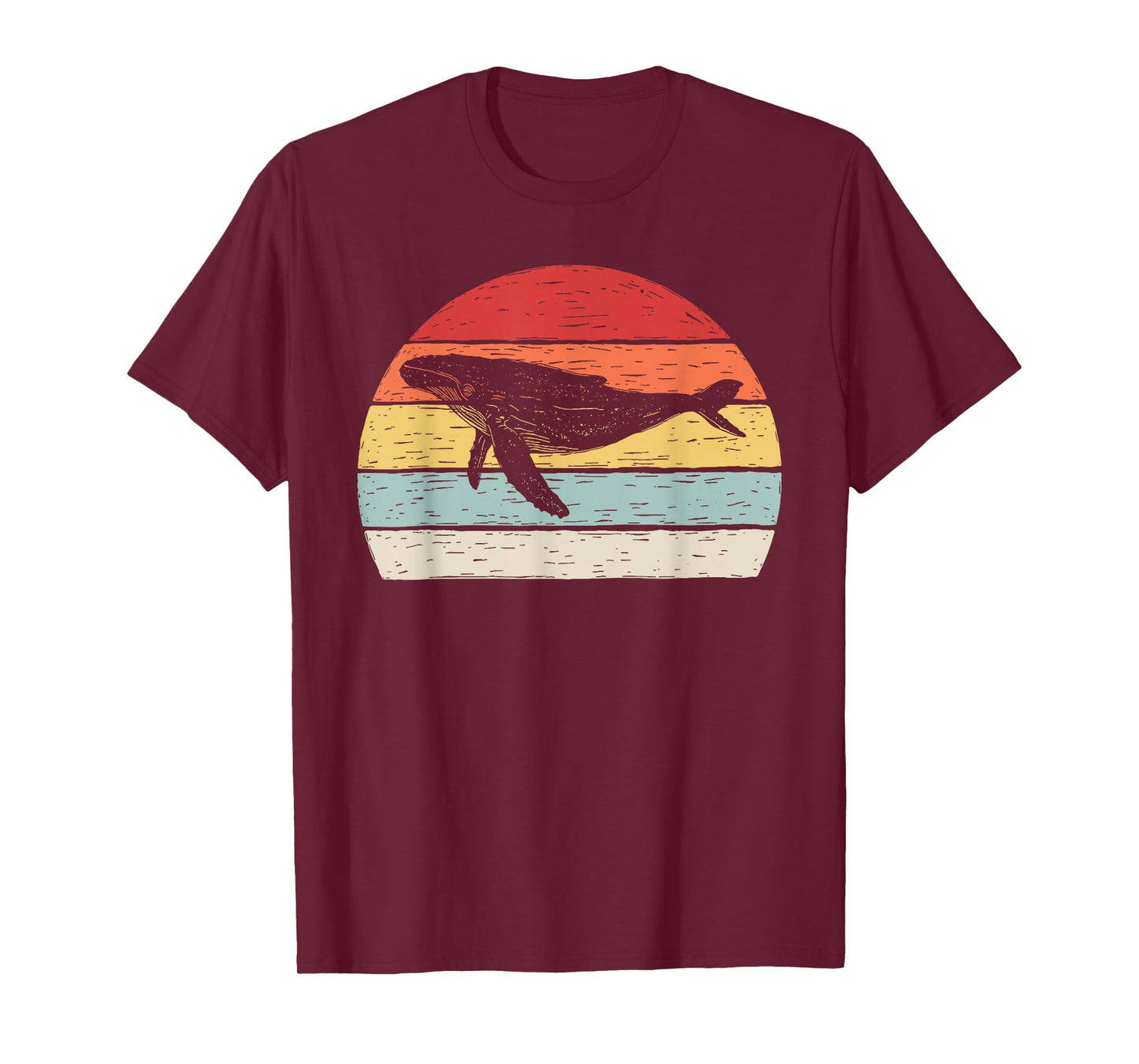 Vintage Retro Humpback Whale T-Shirt