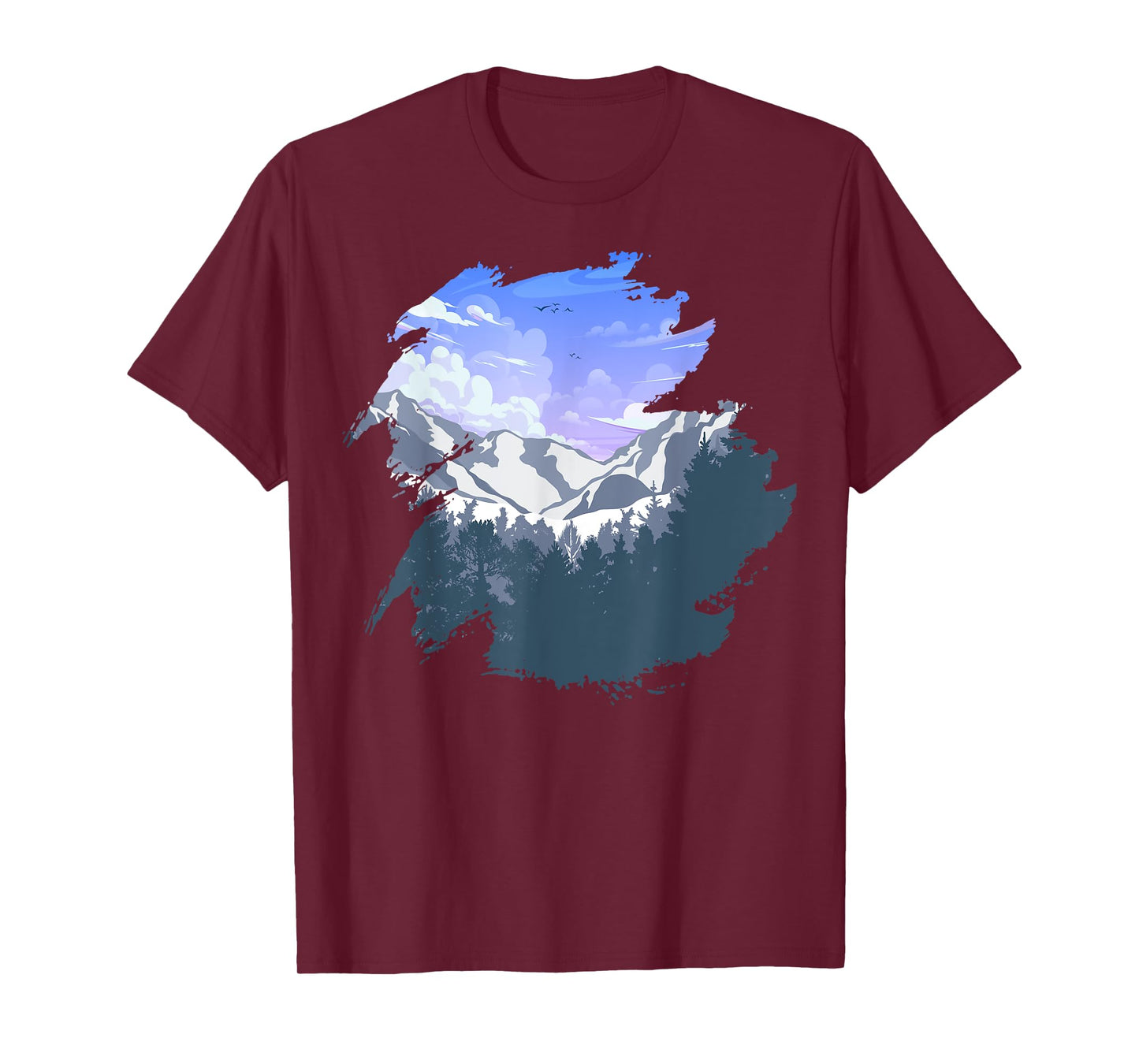 Timeless Mountain, Nature Trees and Forest T-Shirt
