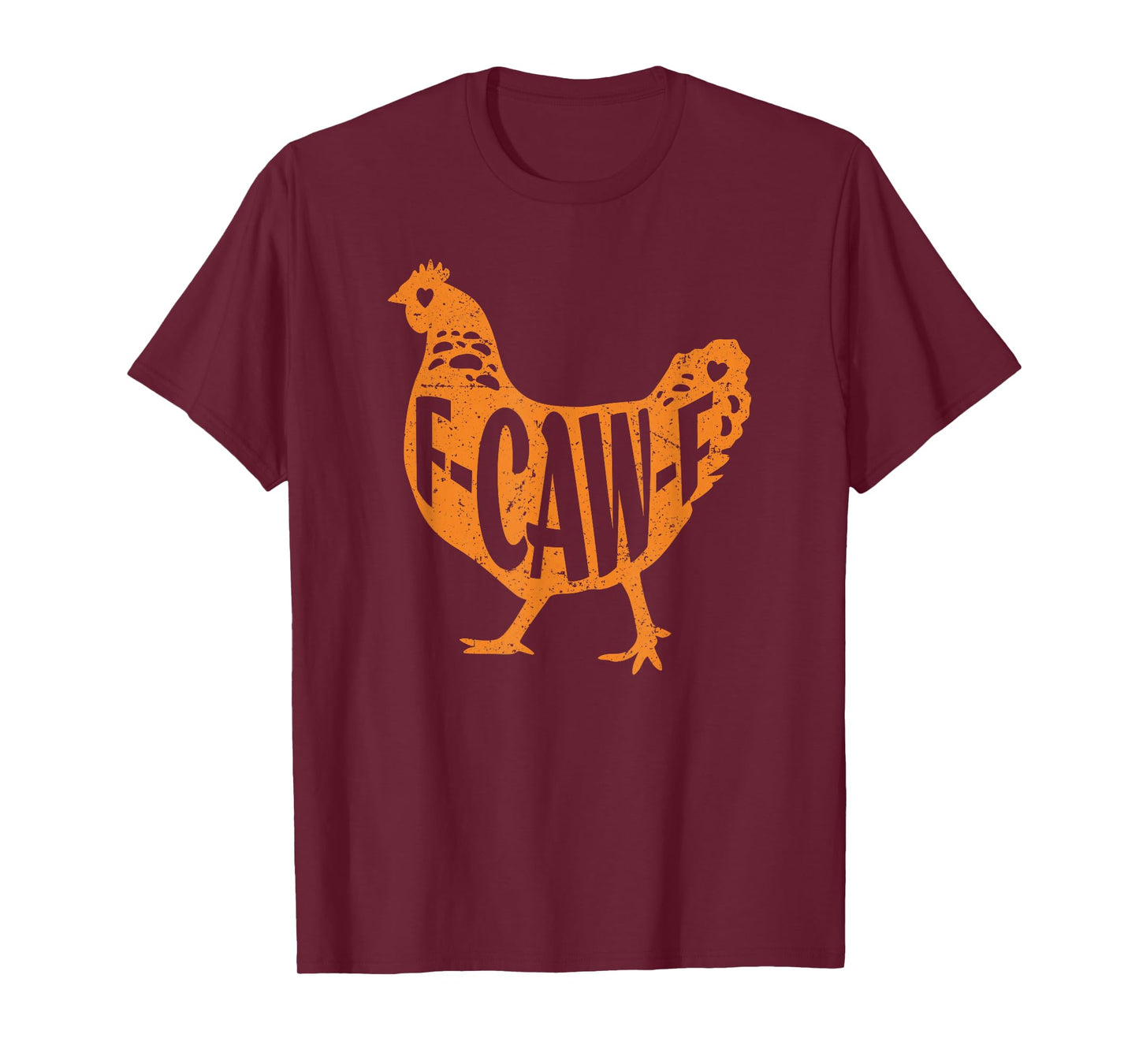Funny Chicken F-CAW-F Humor FCAWF Chicken Meme Halloween T-Shirt