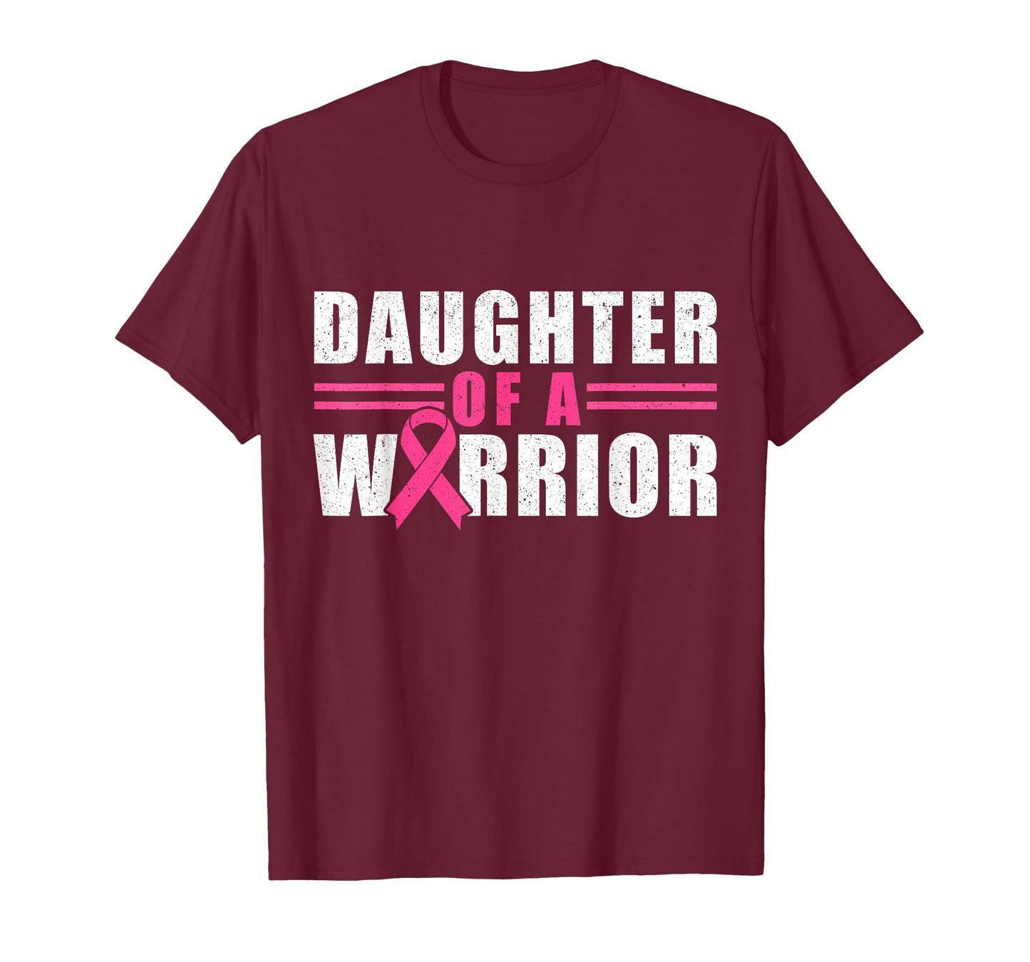 Daughter Of A Warrior Breast Cancer Awareness Month T-Shirt