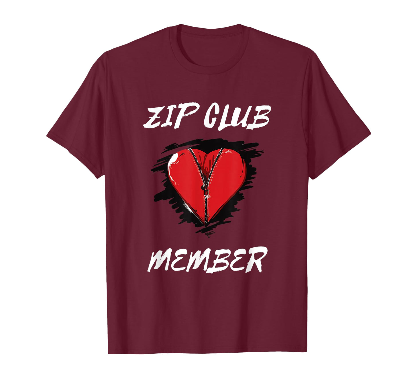 Zip Club Member Heart Patients Survivor Open Heart Surgery T-Shirt