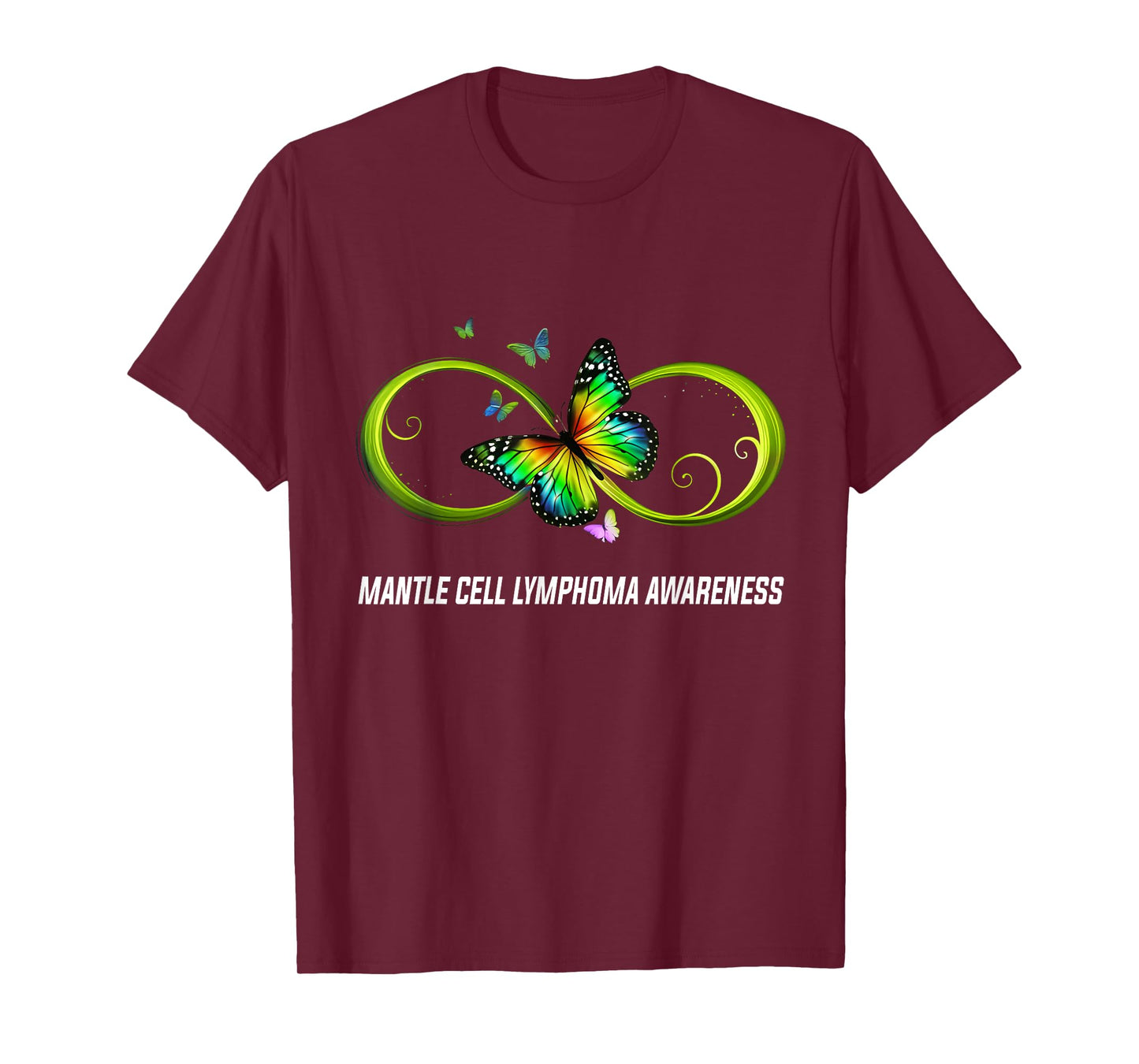 Infinity Butterfly Mantle Cell Lymphoma Awareness T-Shirt