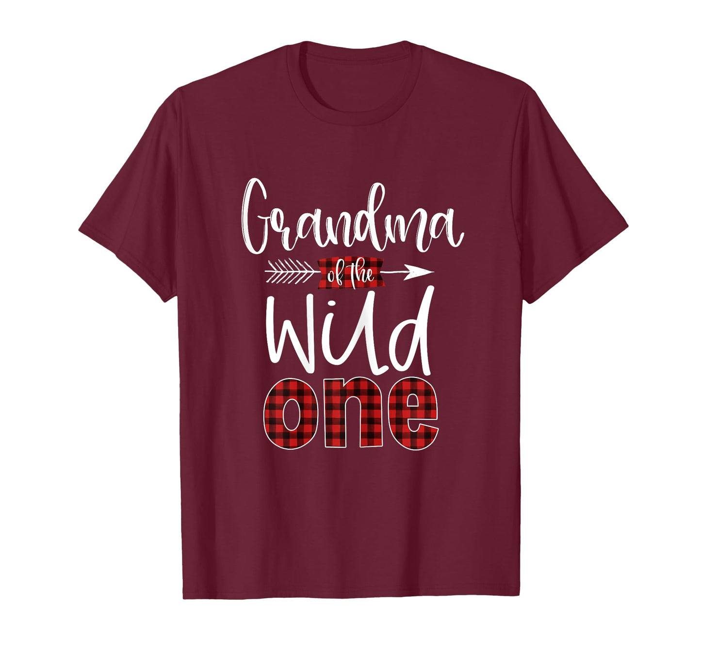 Grandma of the Wild One Shirt Plaid Lumberjack 1st Birthday T-Shirt
