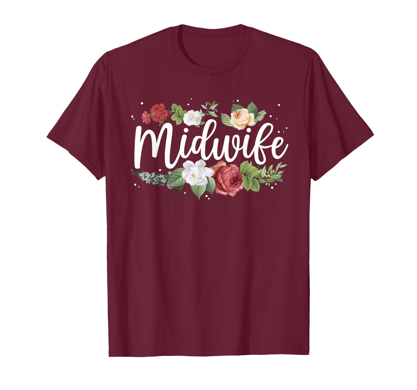 Cool Midwife Design For Women Girls Midwifery Birth Midwife T-Shirt