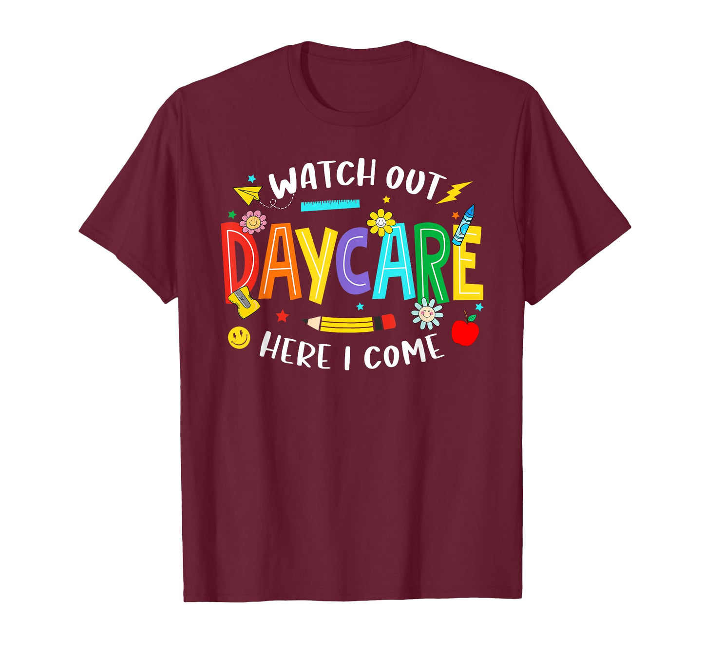 Watch Out Daycare Here I Come Daycare Back To School Kid T-Shirt