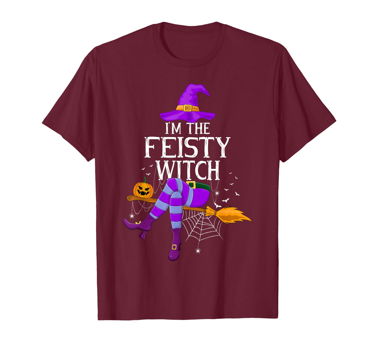 Matching Family Costume I'm The Feisty Witch Halloween T-Shirt