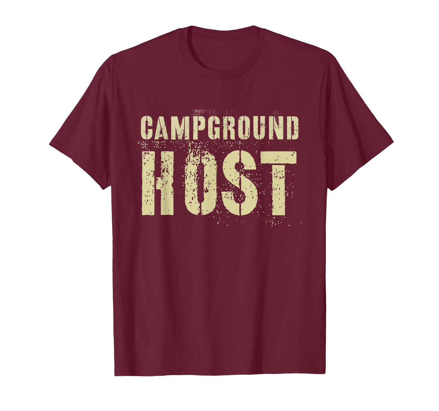 Vintage CAMPGROUND HOST Summer Staff Counselor Teacher Men Women Kids T-Shirt