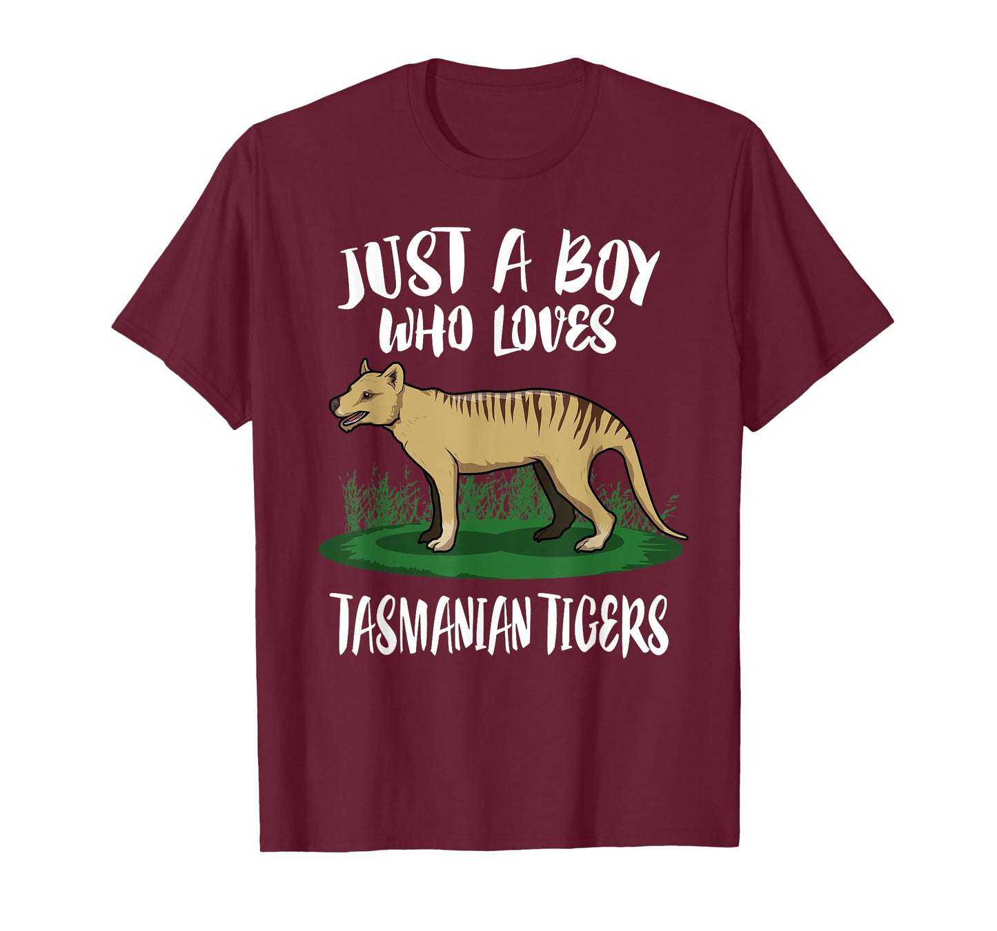 Just A Boy Who Loves Tasmanian Tigers Gift T-Shirt