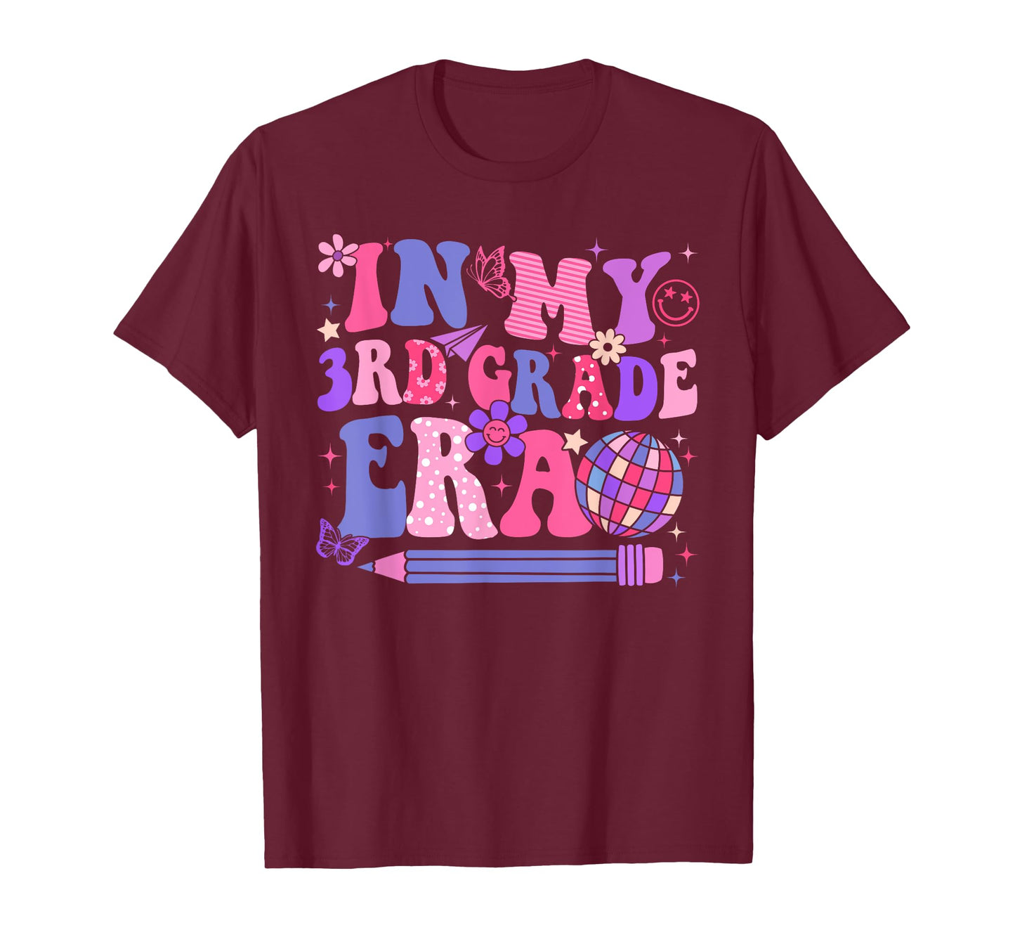 In My 3rd Third Grade Era Back To School Teacher Women Girl T-Shirt