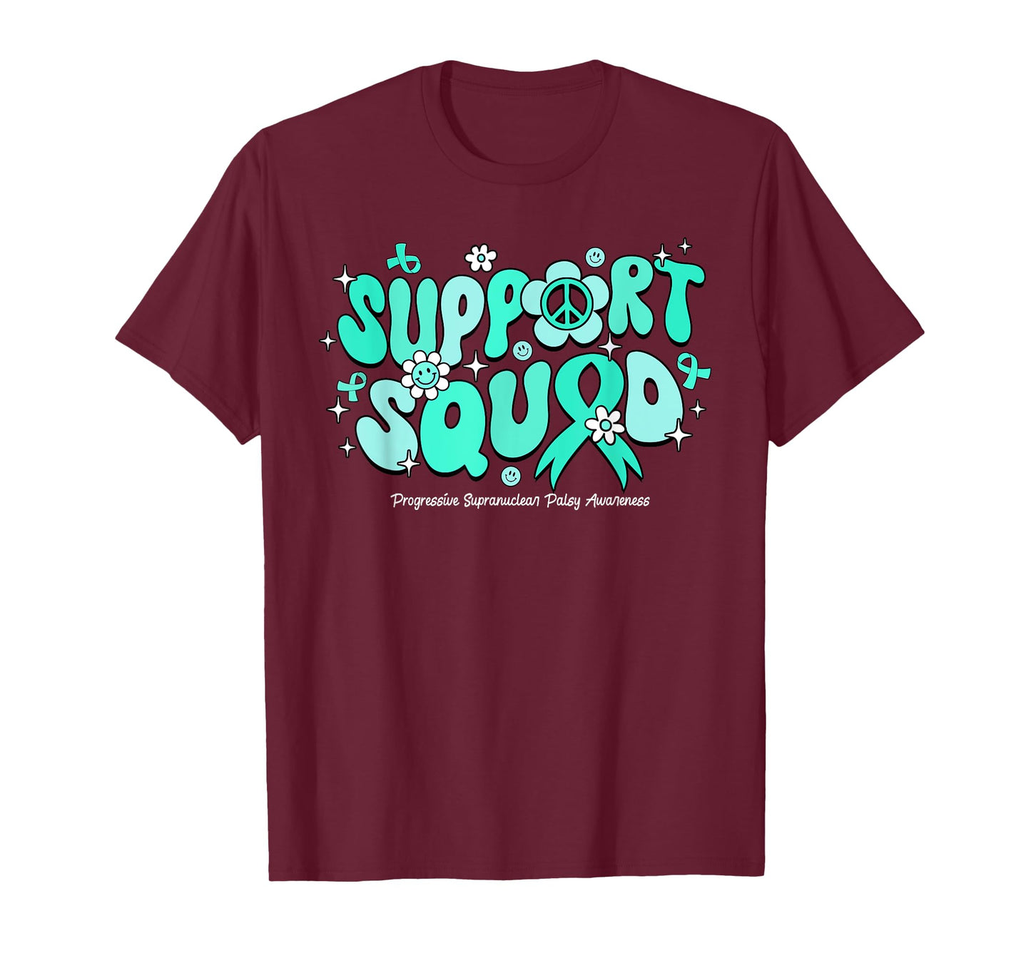Groovy Support Squad Progressive Supranuclear Palsy T-Shirt