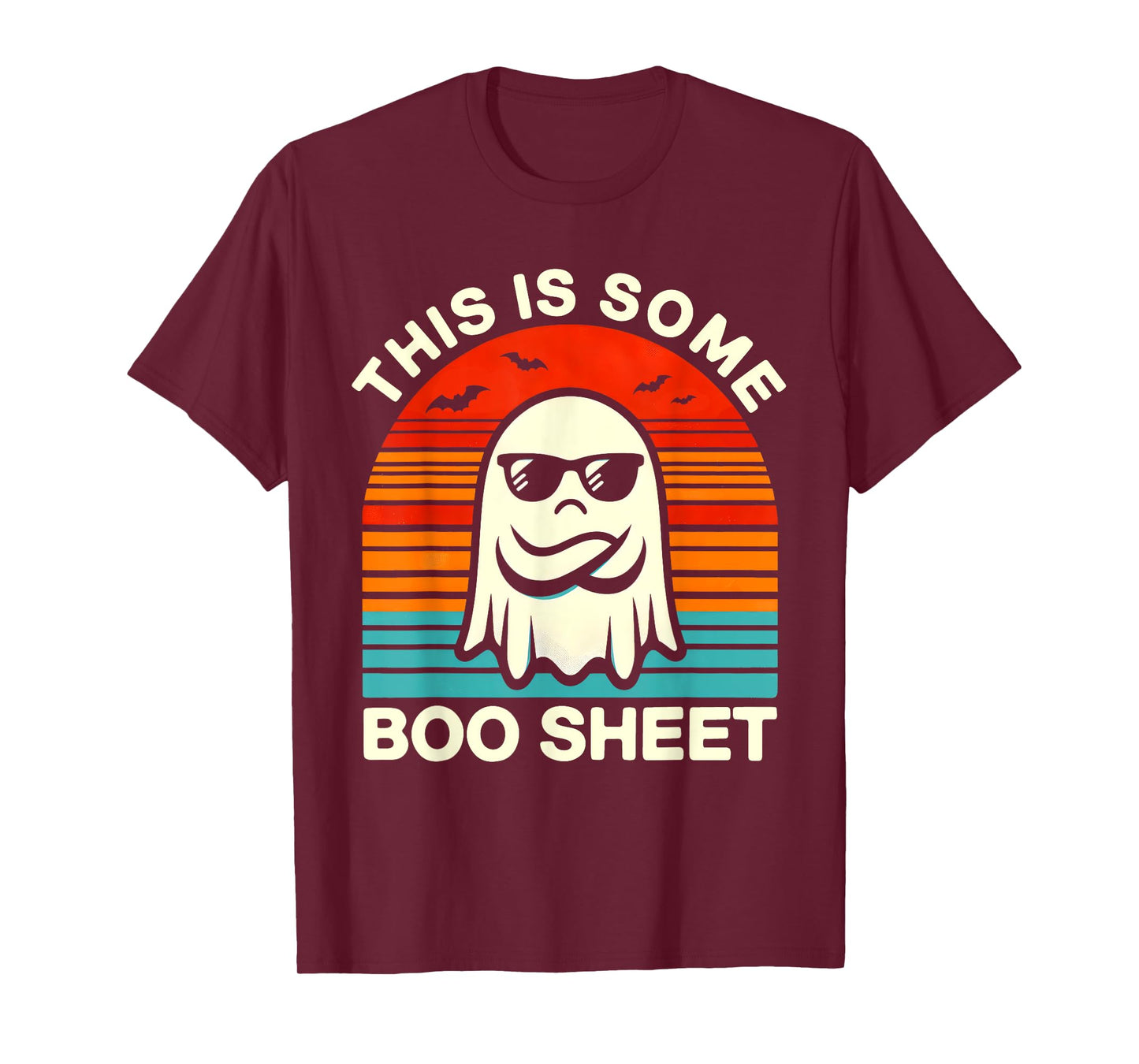 Funny Halloween Shirts For Men Women This Is Some Boo Sheet T-Shirt