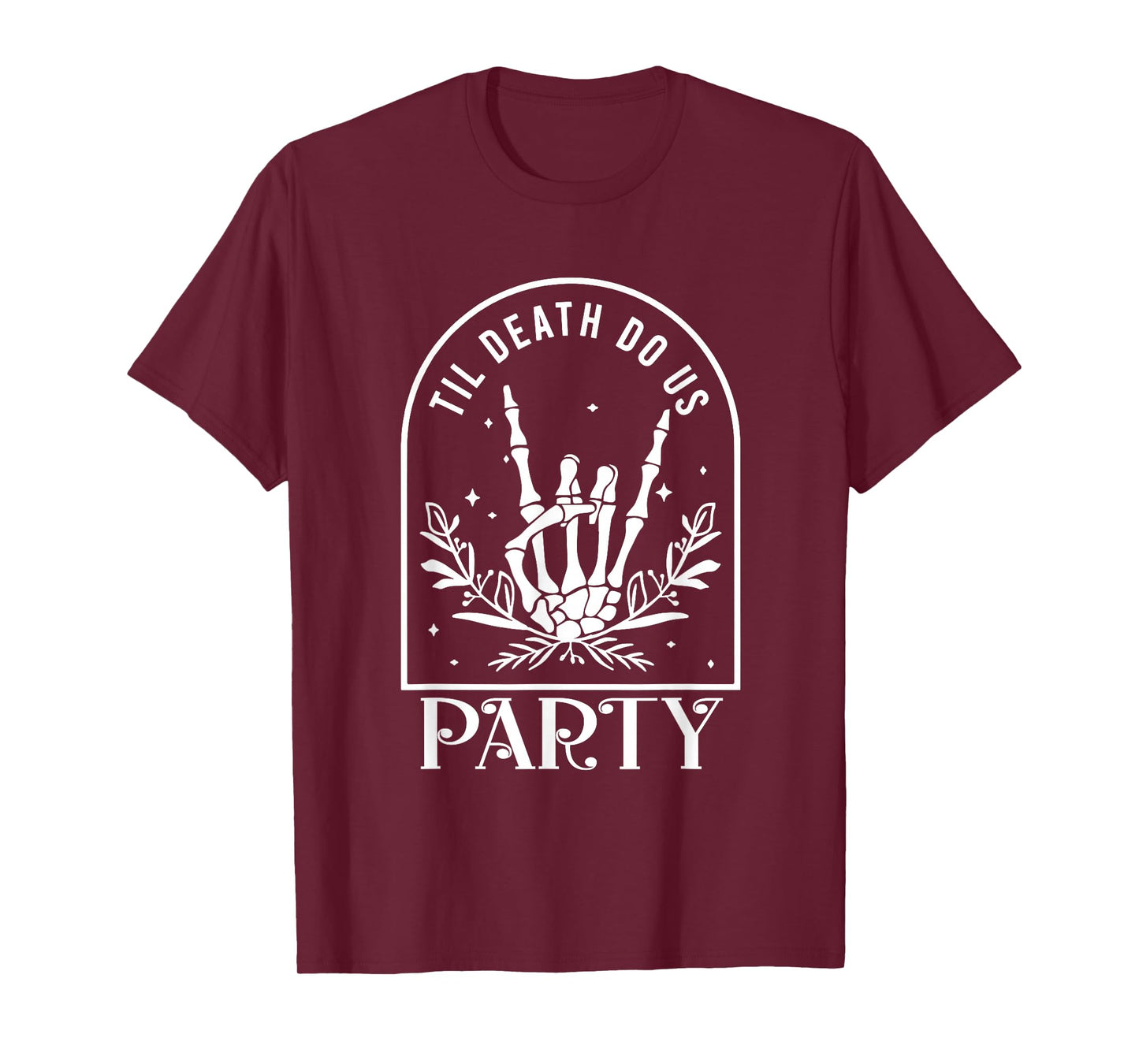Til Death Do Us Party Halloween Bachelorette Matching T-Shirt