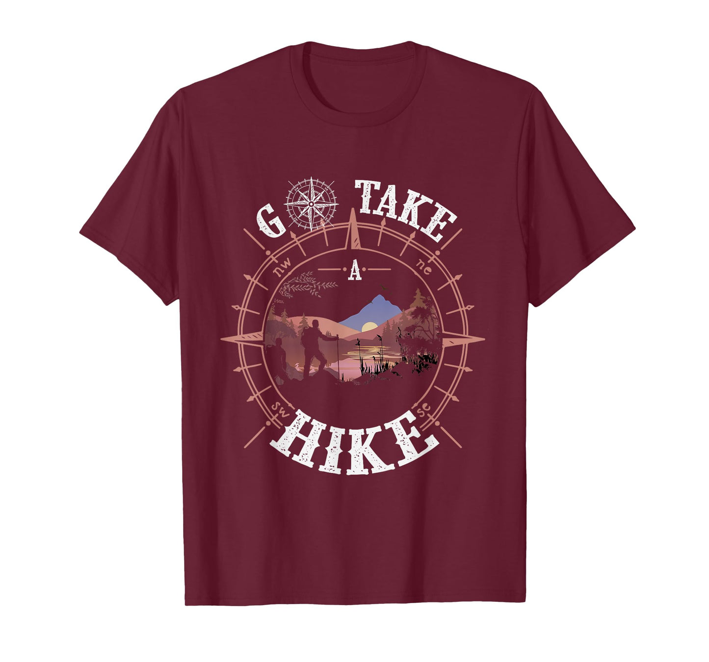 Go Take a Hike Hiking Camping Lovers Funny Outdoors Humor T-Shirt