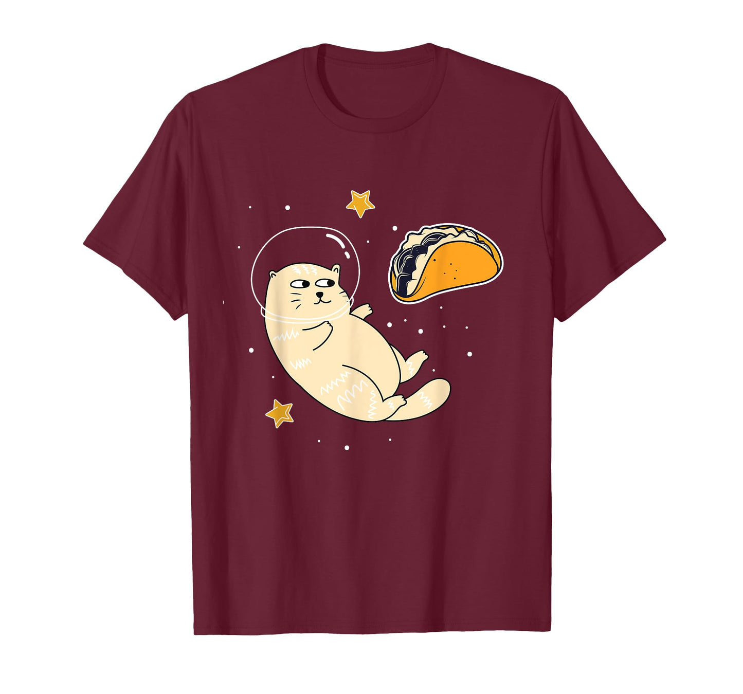 Astronaut Cat in Outer Space | Taco Moon T-Shirt