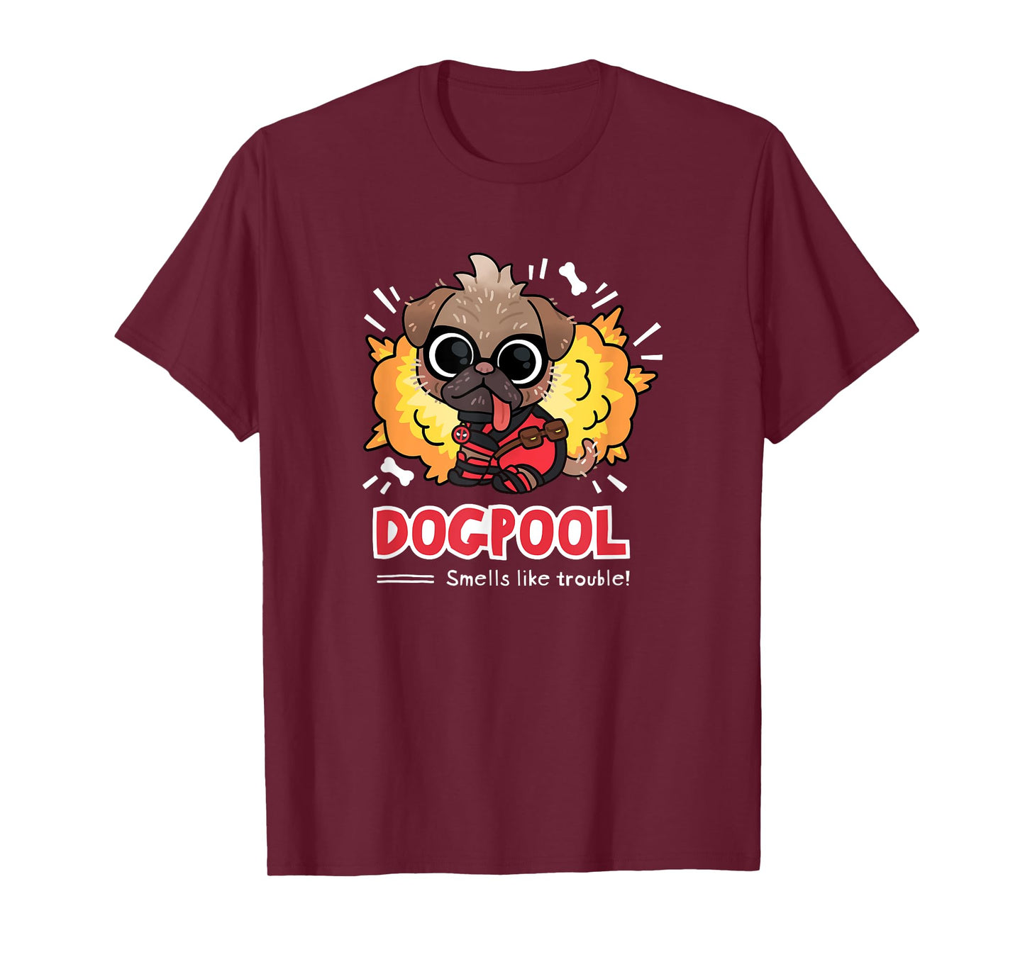 Marvel Studios Deadpool & Wolverine Chibi Dogpool Trouble T-Shirt