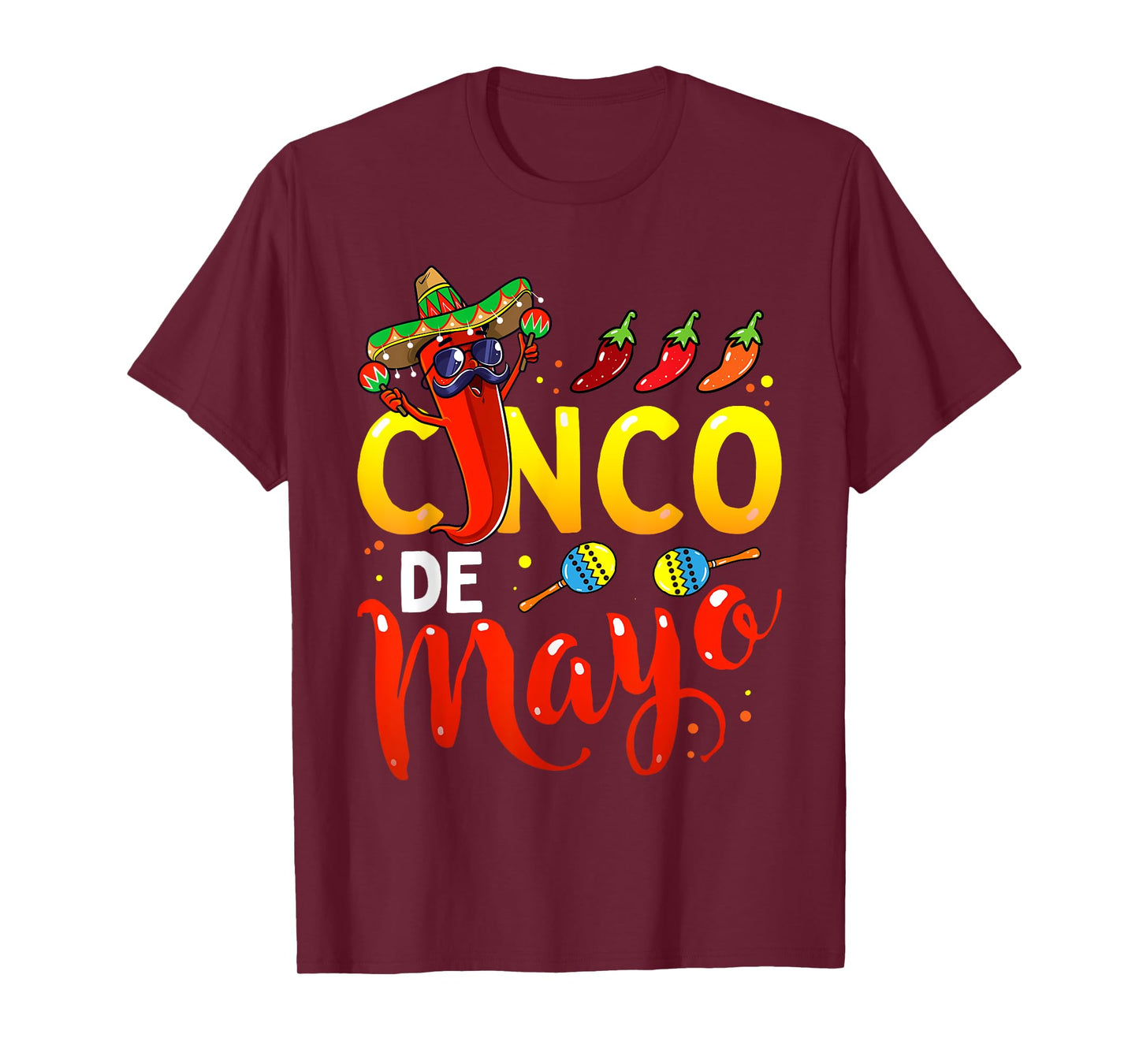 Cinco De Mayo for Mens Womens Kids Mexican Fiesta 5 De Mayo T-Shirt
