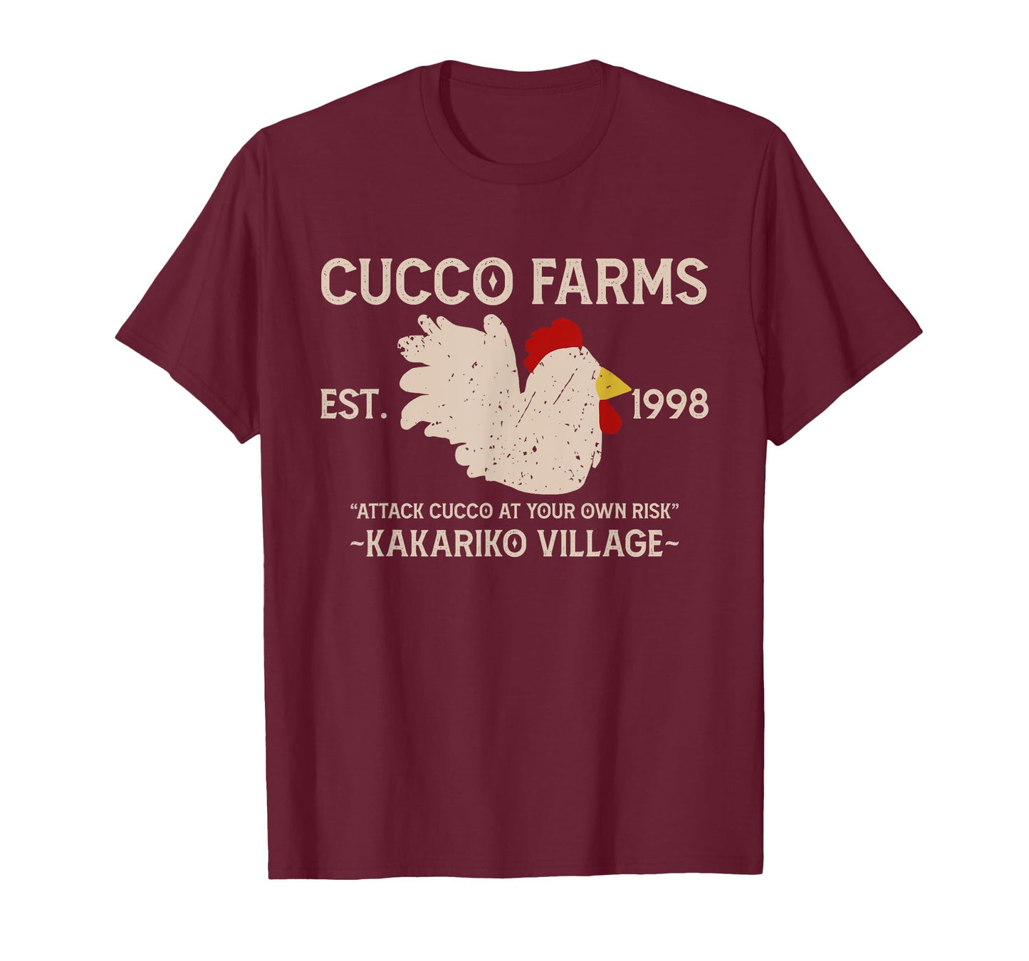 Cucco Farms Attack Cucco At Your Own Risk T-Shirt