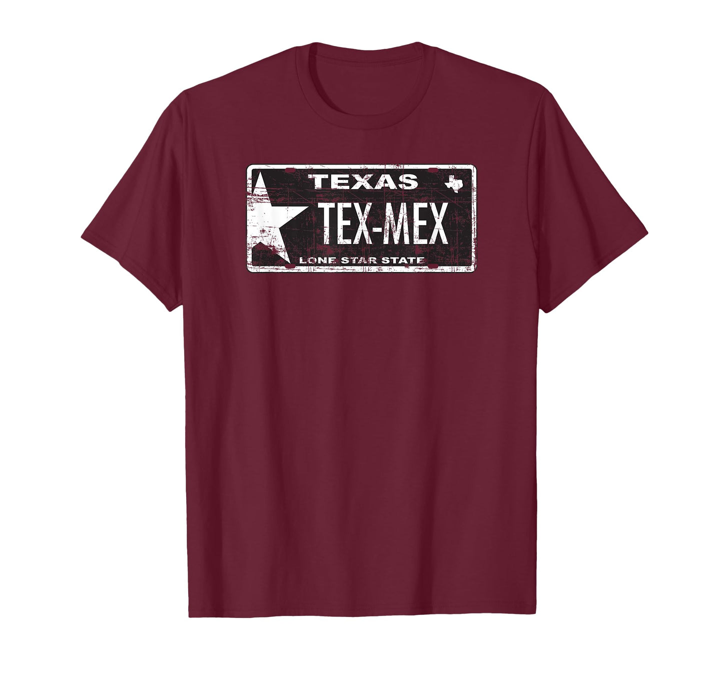 Texas Tex-Mex License Plate T-Shirt
