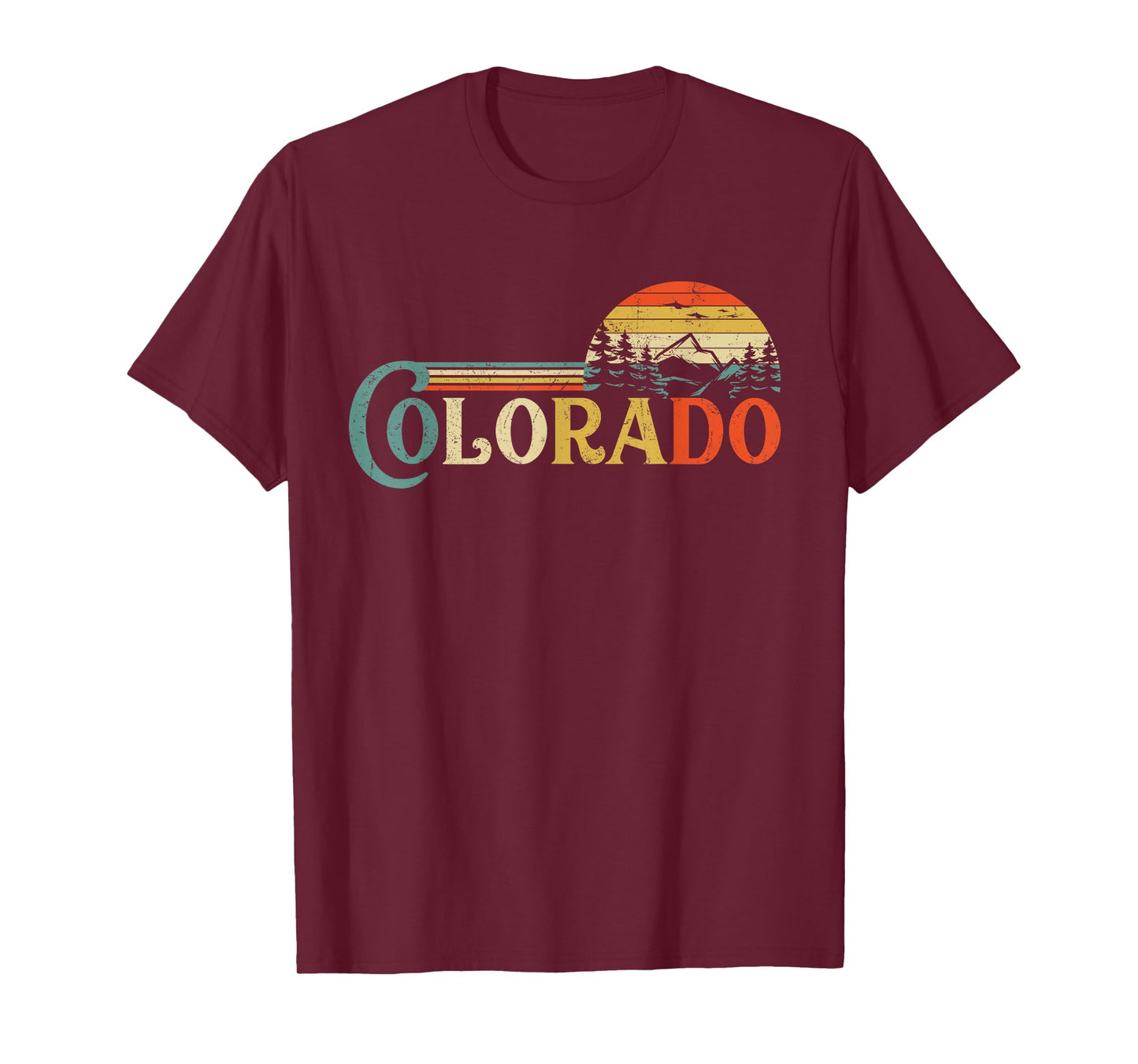 Colorado Rocky Mountain Sun Boulder Hiking T-Shirt Gifts T-Shirt