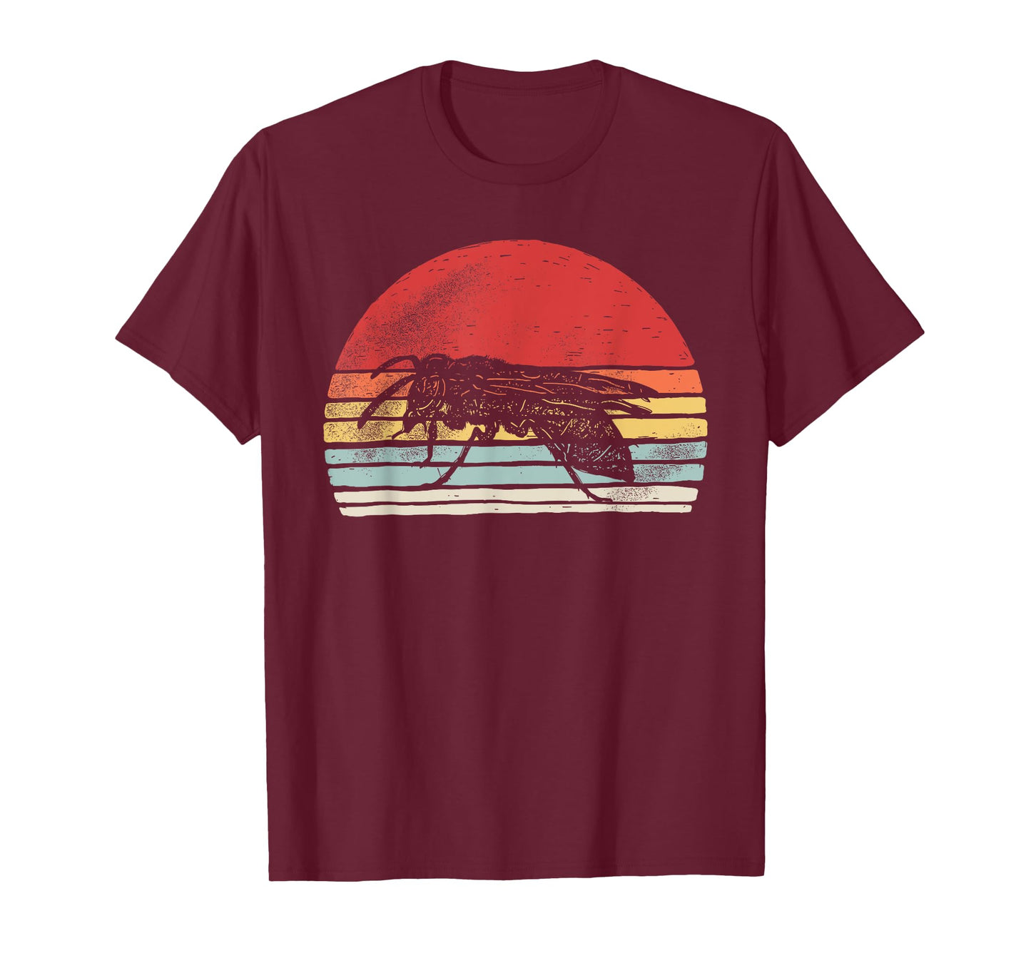 Vintage Retro Wasp Insect T-Shirt