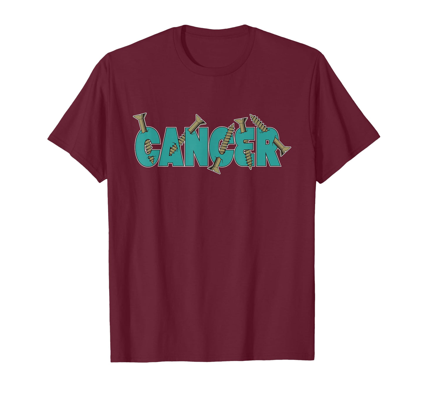 Funny Survivor Screw Cancer Live A Happy Life T-Shirt