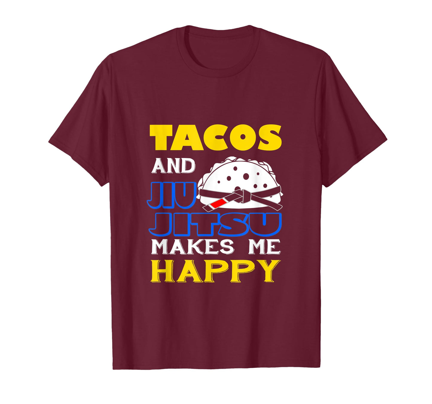 Tacos And Jiu-Jitsu Grappler tee, Funny BJJ T-shirts