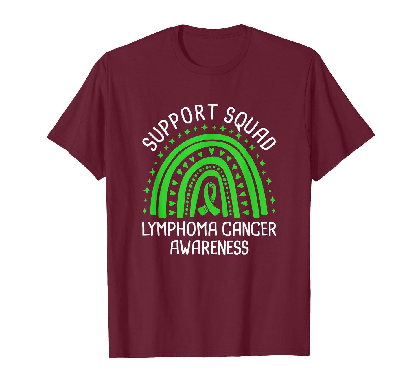 Support Squad Lymphoma Cancer Awareness T-Shirt