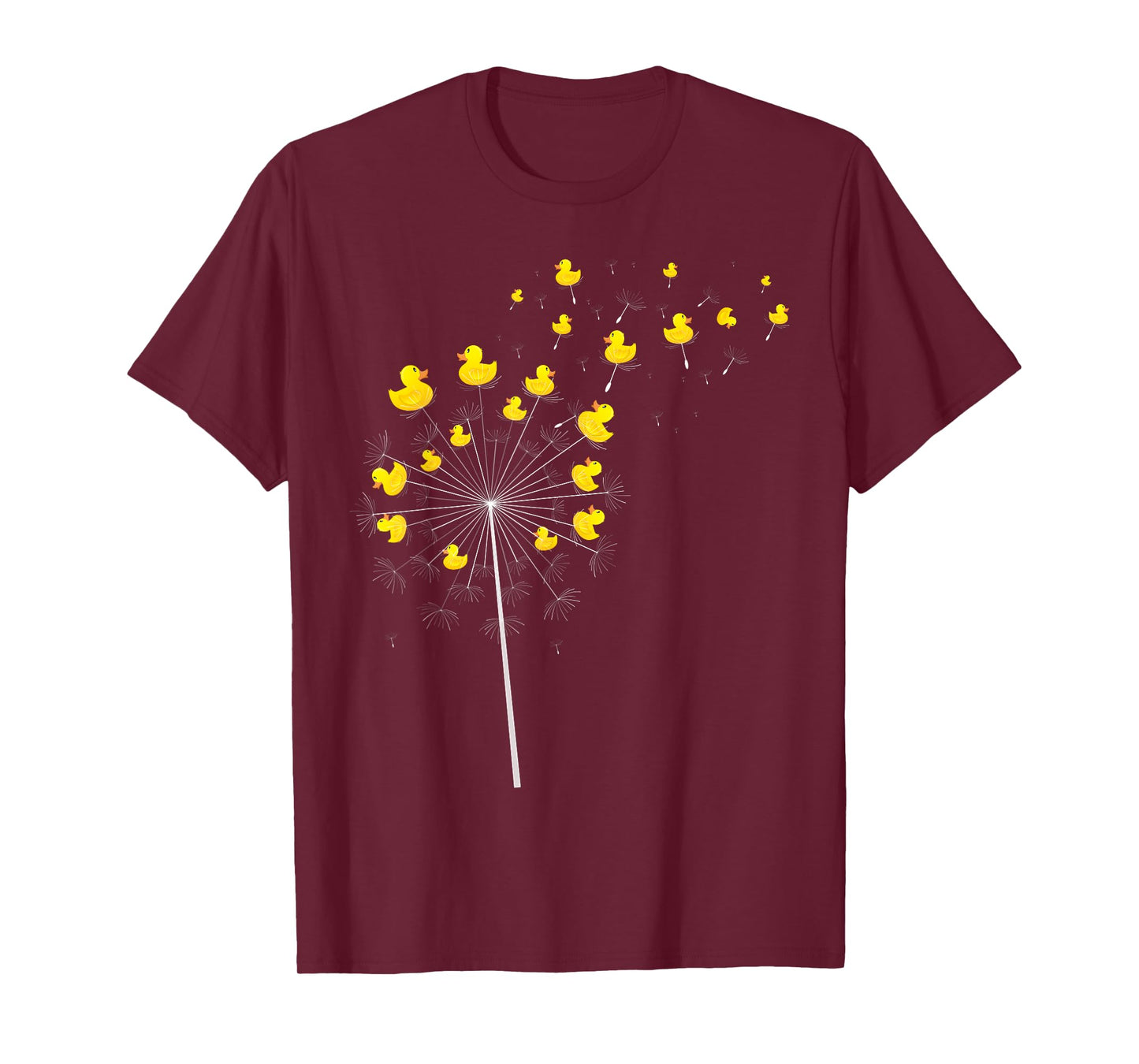 Dandelion Duckie Lover Duckling Bath Toy Ducky Rubber Duck T-Shirt