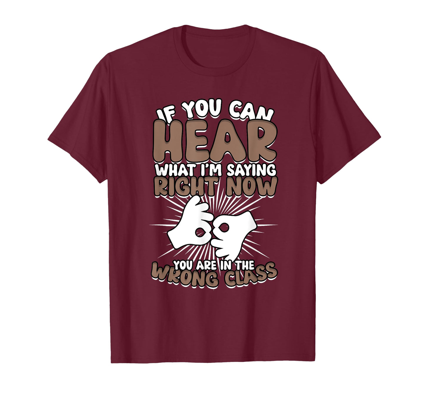 ASL Interpreter Sign Language T-Shirt