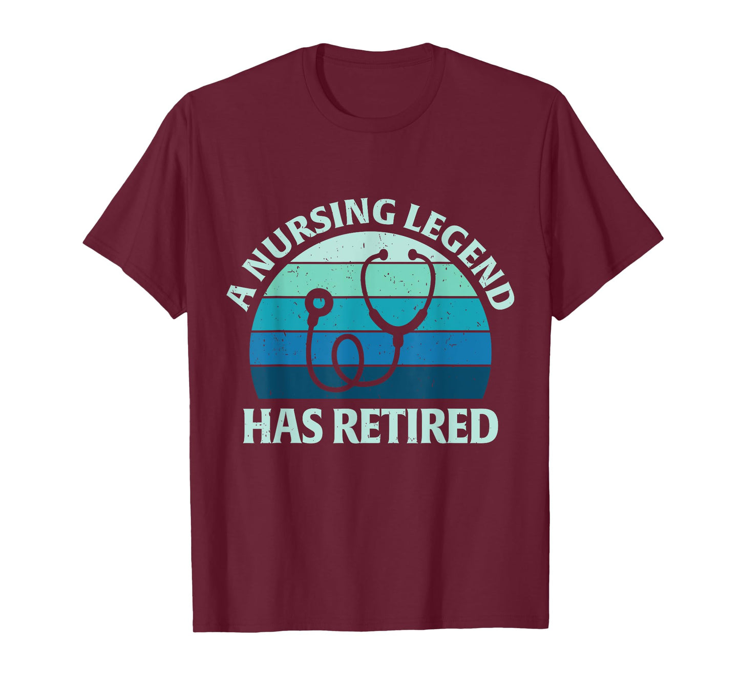 A Nursing Legend Has Retired Retro Style Women Retirement T-Shirt