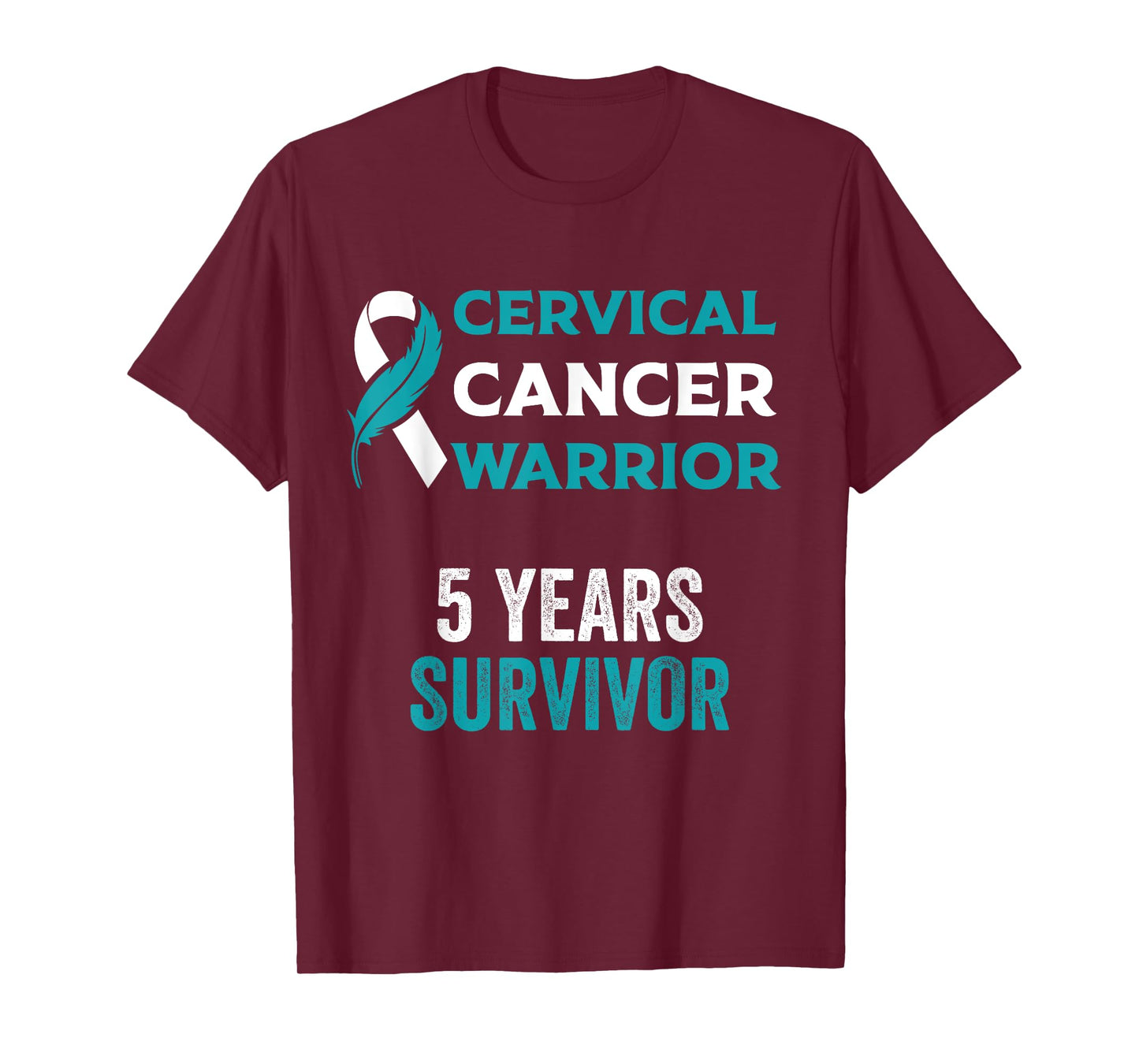 5 Years Cervical Cancer Free Survivor T-Shirt