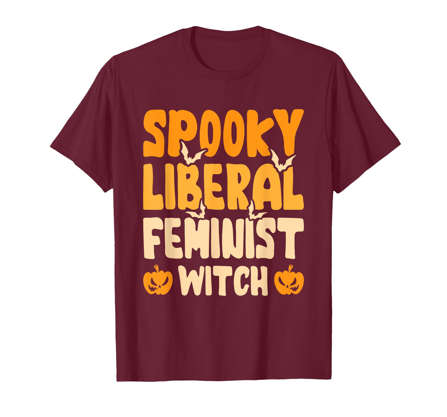 Spooky Liberal Feminist Witch T-Shirt