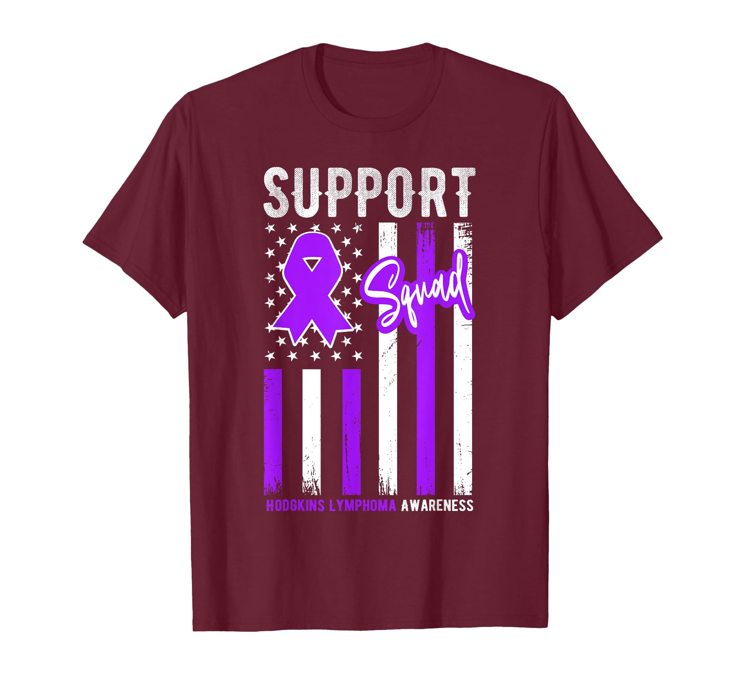 Support Squad Hodgkin's Lymphoma Cancer Disease Awareness T-Shirt