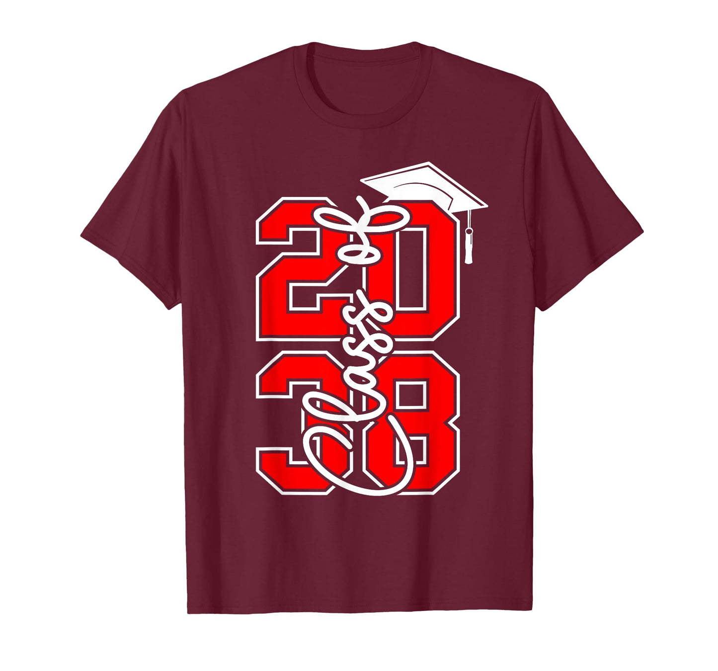 Class of 2038 Grow With Me Funny Kindergarten Back To School T-Shirt