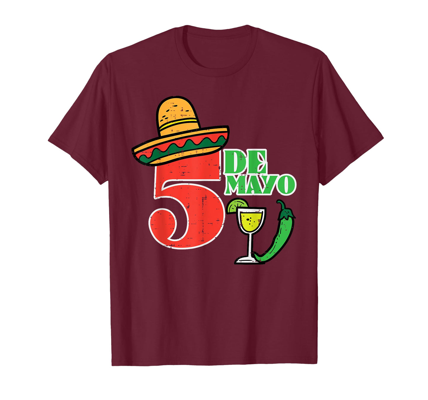 Cinco De Mayo 5 Cinco De Mayo Mexican Fiesta Party Men Women T-Shirt
